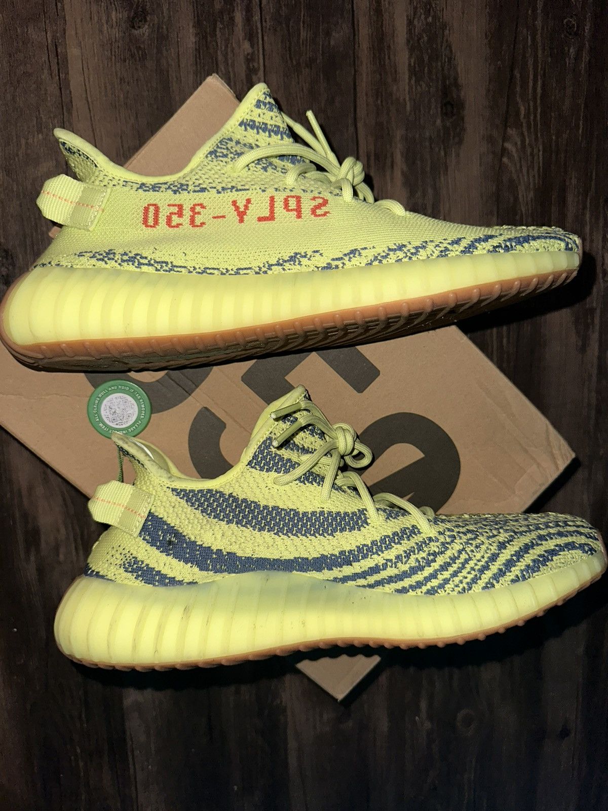 Adidas Adidas Yeezy Boost 350 V2 ‘Semi Frozen Yellow’ Size US 10.5 / EU 43-44 - 1 Thumbnail