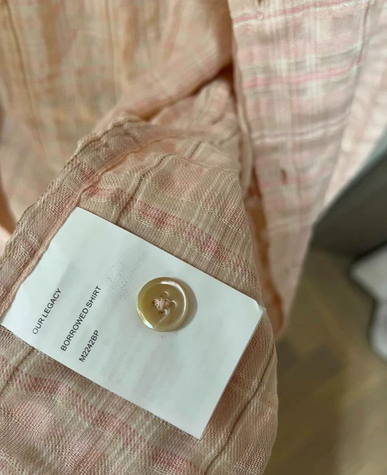 Our Legacy Our Legacy size44 Pink speckled pumpled cotton long-sleeved Size US S / EU 44-46 / 1 - 8 Thumbnail