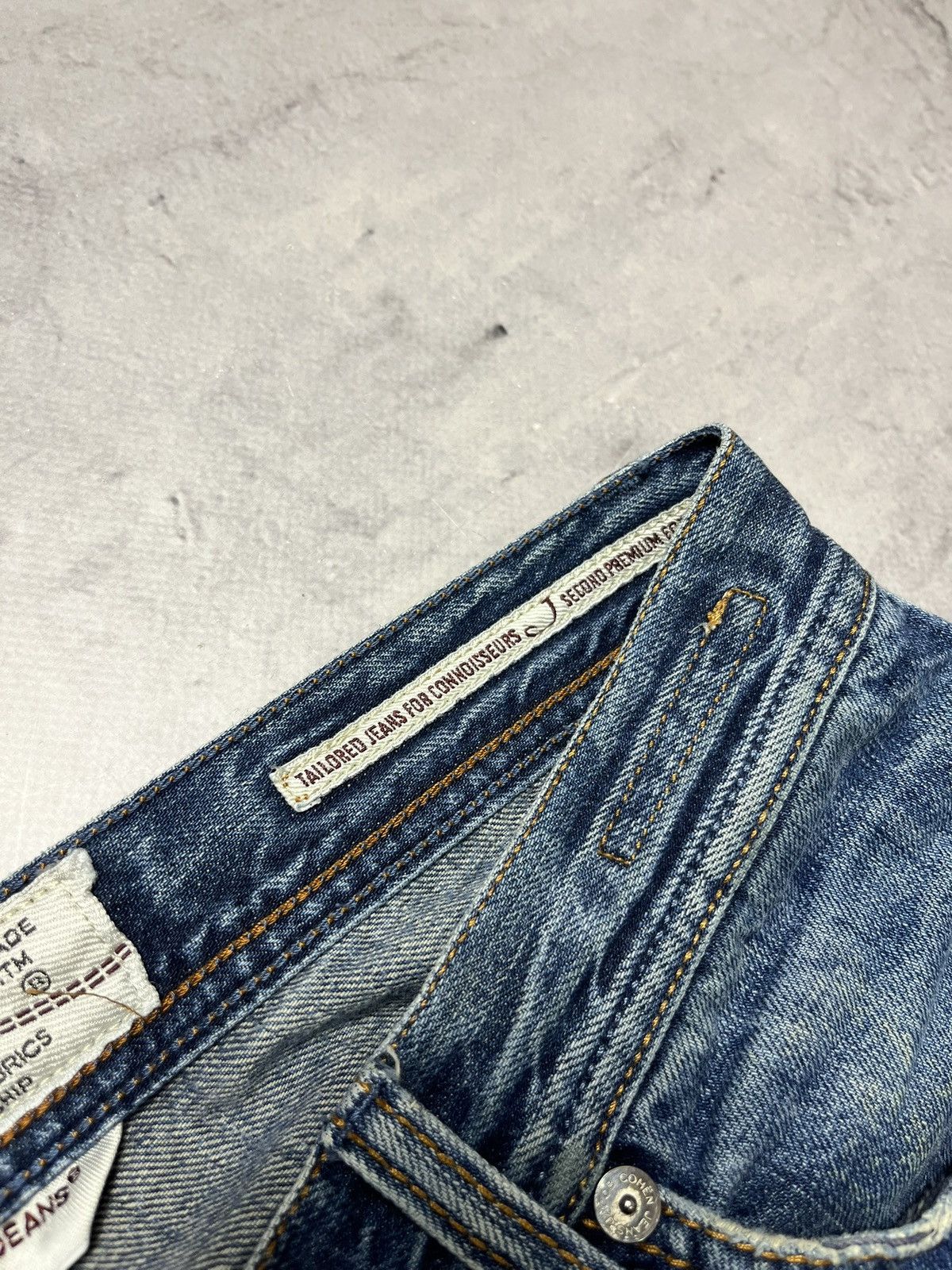 Jacob Cohen J620 Straight Fit Handmade Blue Italian Luxury