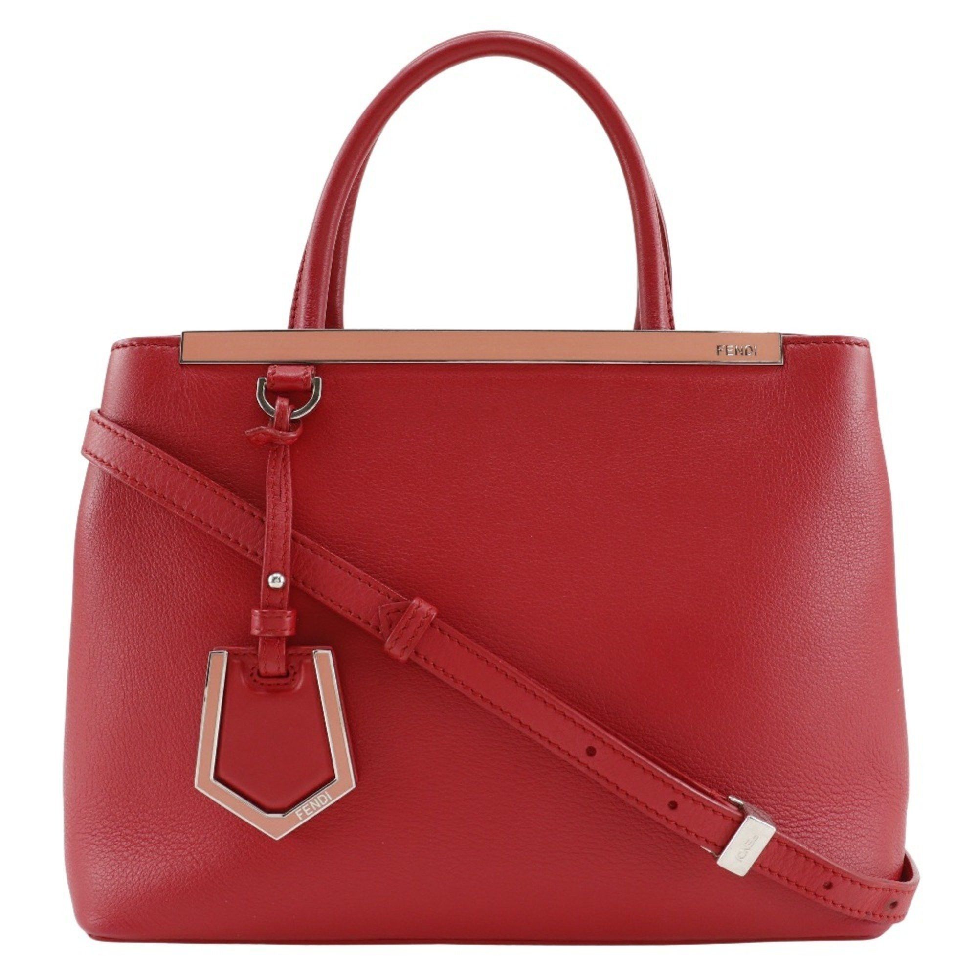 Fendi FENDI Petite to Jules handbag shoulder bag 8BH253 calf red 2way type women's Size ONE SIZE - 1 Thumbnail