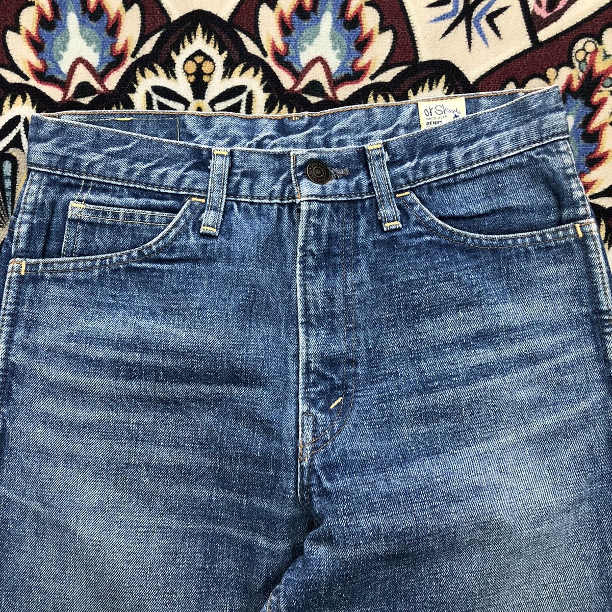 Orslow Vintage 2005 Orslow Japan Regular Denim Jeans Pants Size US 28 / EU 44 - 5 Thumbnail