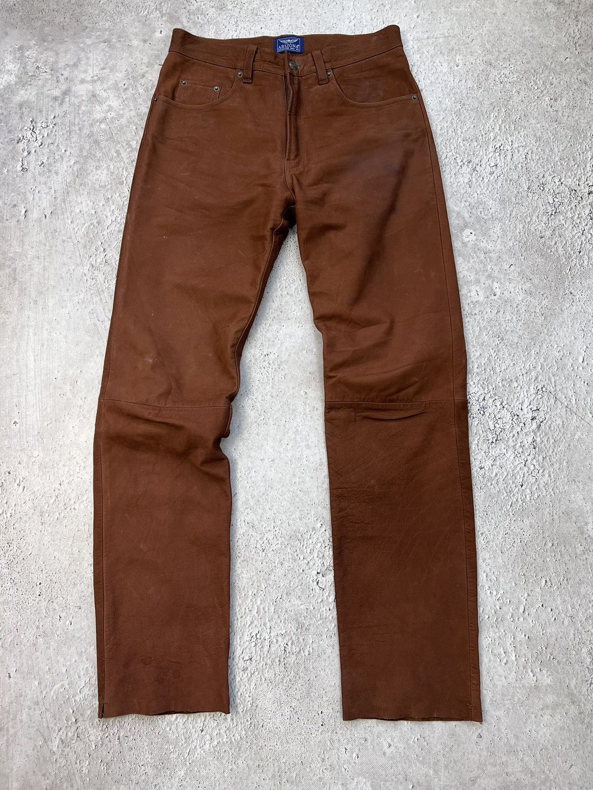 14th Addiction × Kadoya × Yasuyuki Ishii Bidding Offer © © VTG Kadoya STYLE LEATHER pants Size US 32 / EU 48 - 1 Thumbnail