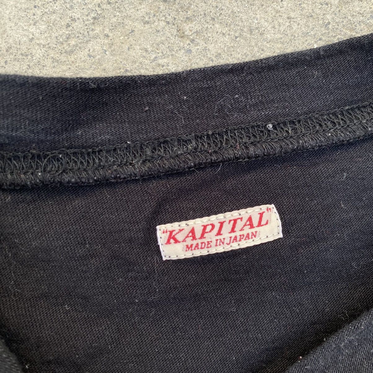 Kapital Kapital Denim Repair Tee Size US XXL / EU 58 / 5 - 6 Thumbnail