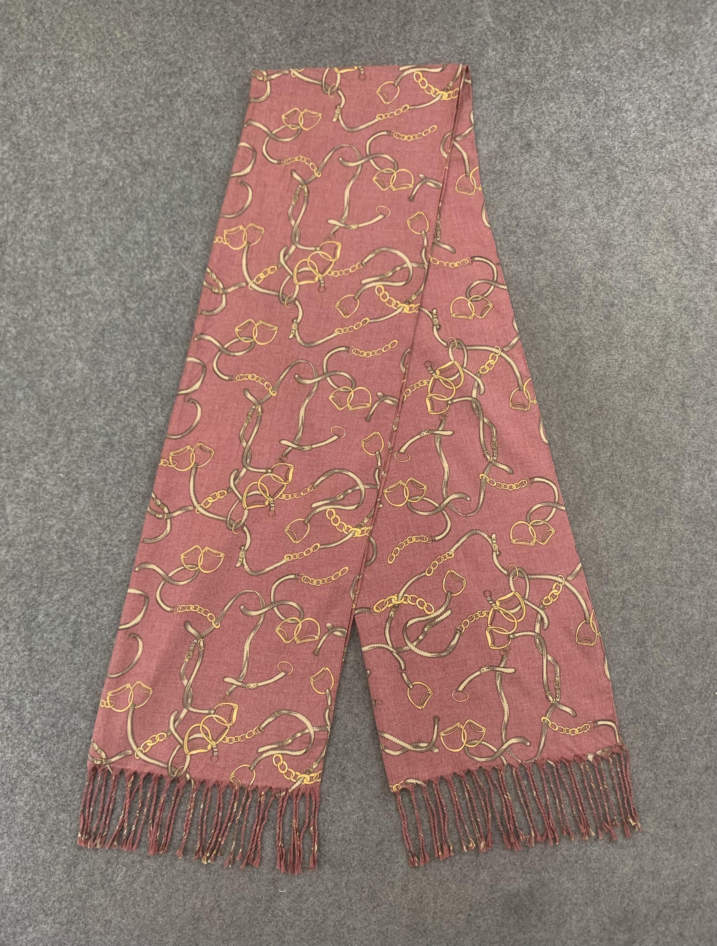 DAKS DAKS Scarf Wool Muffler Neck Wrap BL9238 Size ONE SIZE - 4 Thumbnail