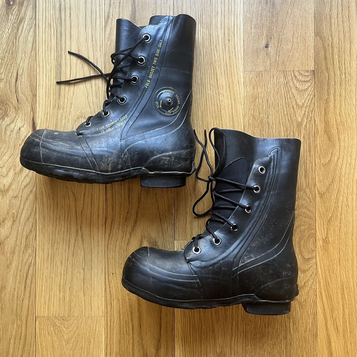 Bata 1980s Bata Mickey Mouse Black Military Boots Raf Simons FW14 Size US 8 / EU 41 - 6 Thumbnail
