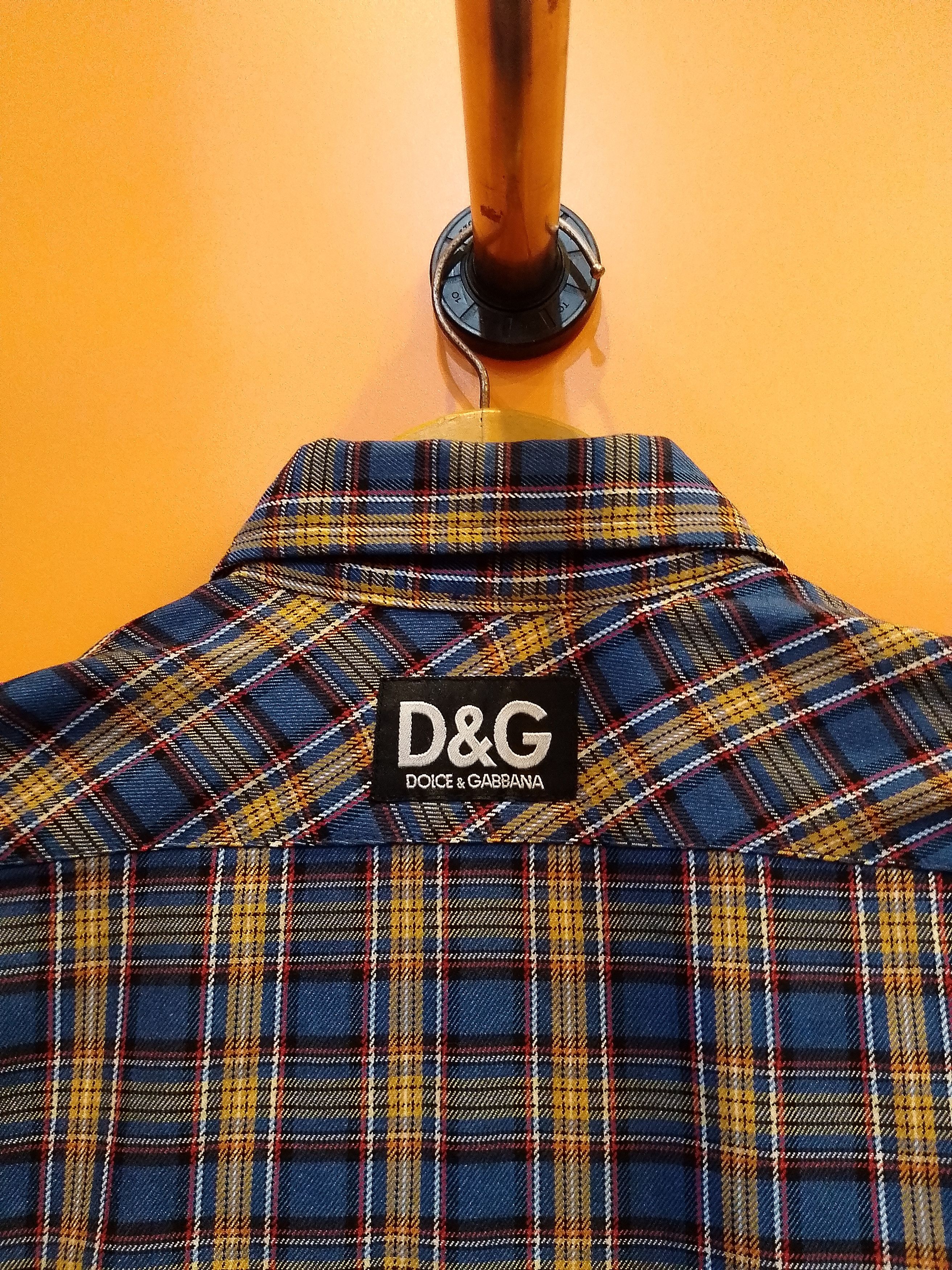 Dolce & Gabbana Vintage Dolce & Gabbana Plaid Shirt Size US M / EU 48-50 / 2 - 6 Thumbnail