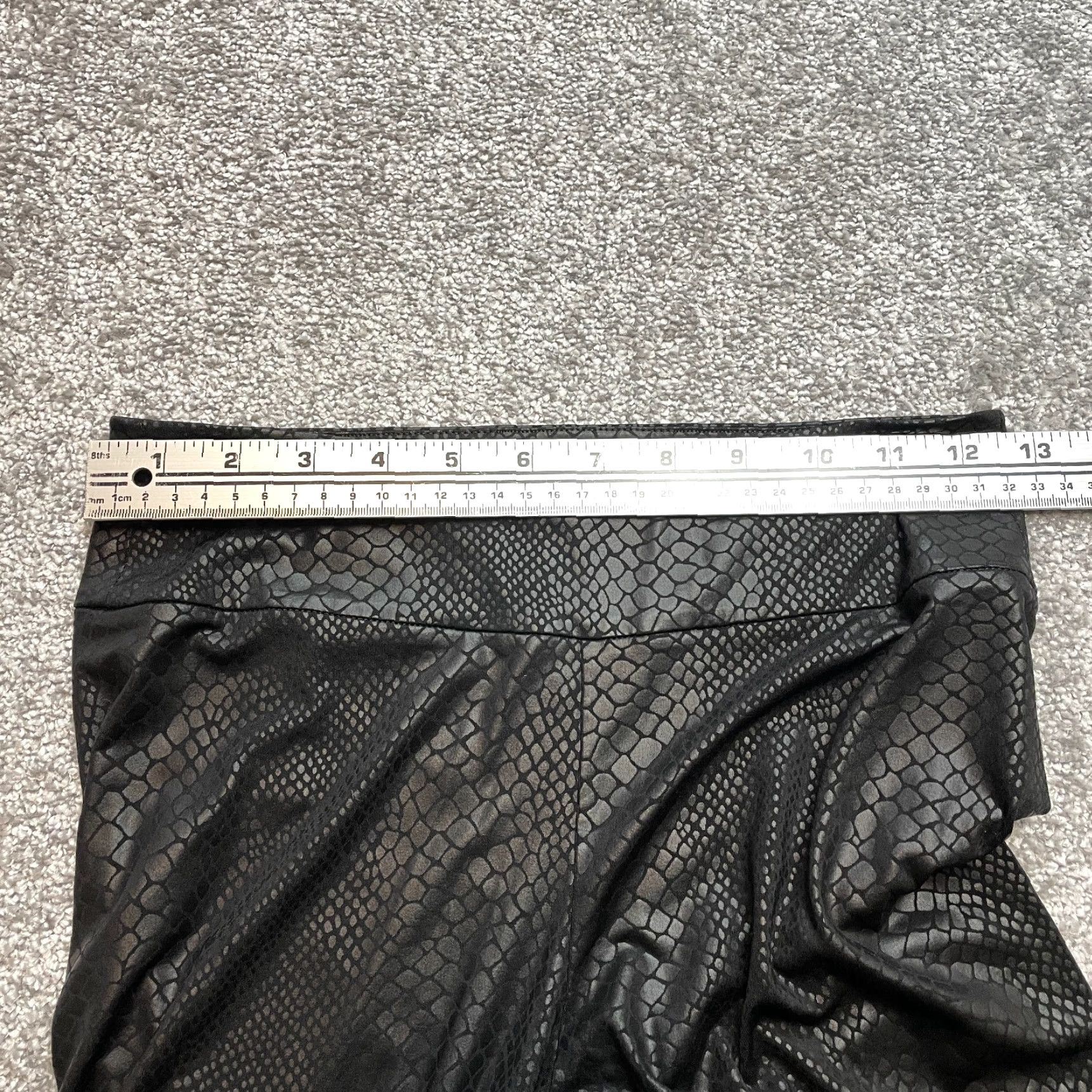 Bcbgmaxazria BCBGMAXAZRIA Leggings Womens Small Black Stretch Yoga Casual Polyester 26x31 Size 28" / US 6 / IT 42 - 5 Thumbnail