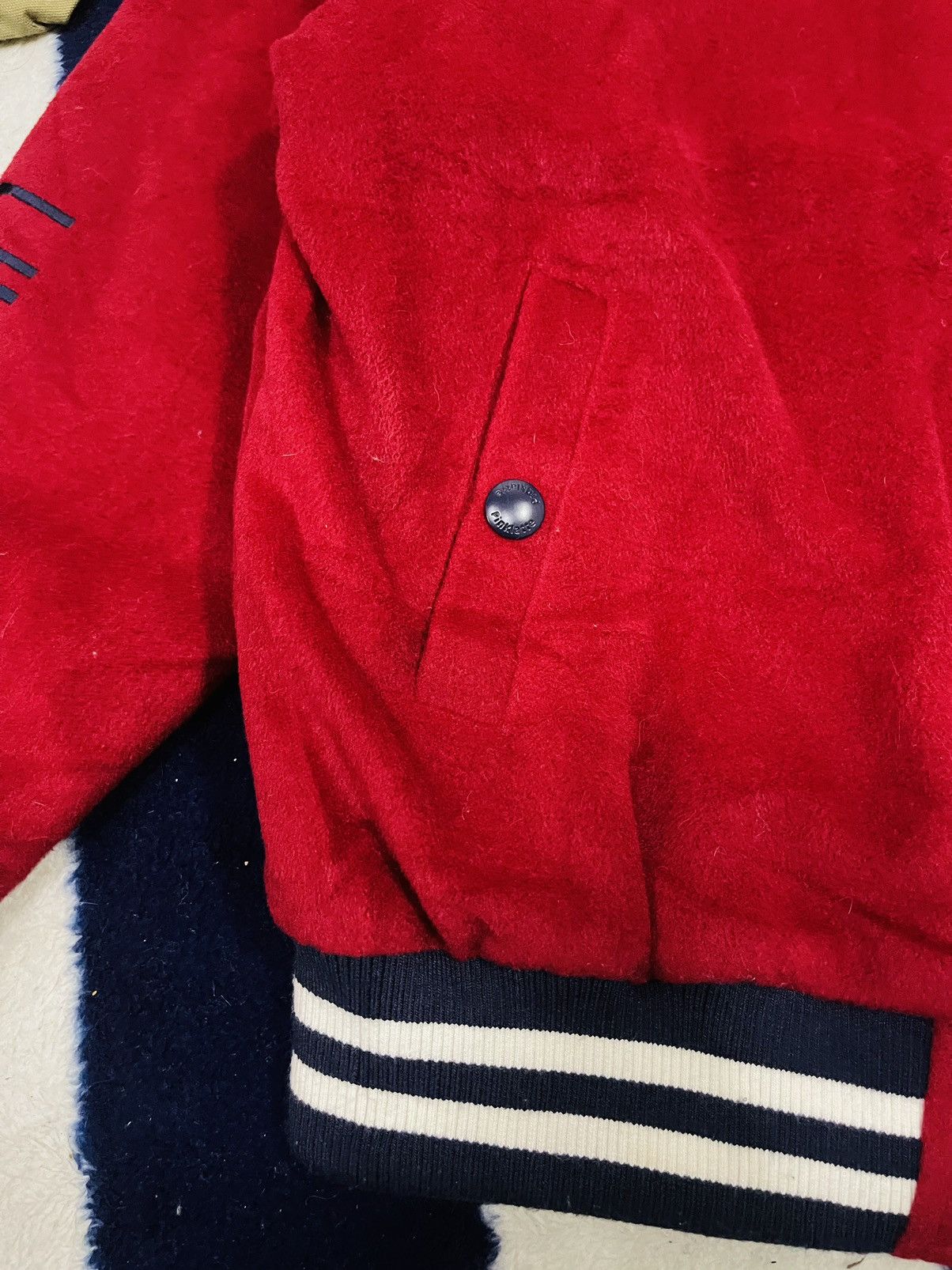 Other Punk Latte Velvet Varsity Jacket (11) Size S / US 4 / IT 40 - 13 Thumbnail