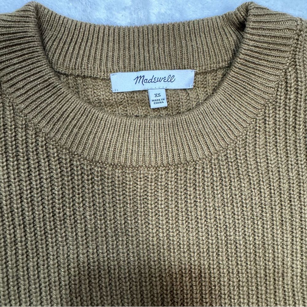Madewell MADEWELL Patch Pocket Olive Sweater Size XS Size XS / US 0-2 / IT 36-38 - 7 Thumbnail