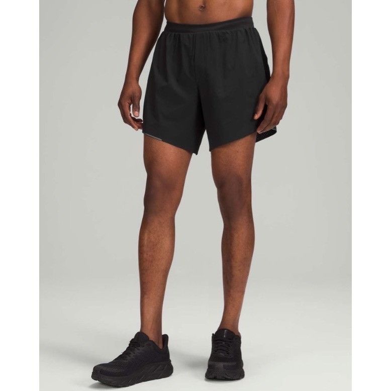 Lululemon Lululemon Outpacer Short 6" Large Black Size US 42 / EU 58 - 1 Thumbnail