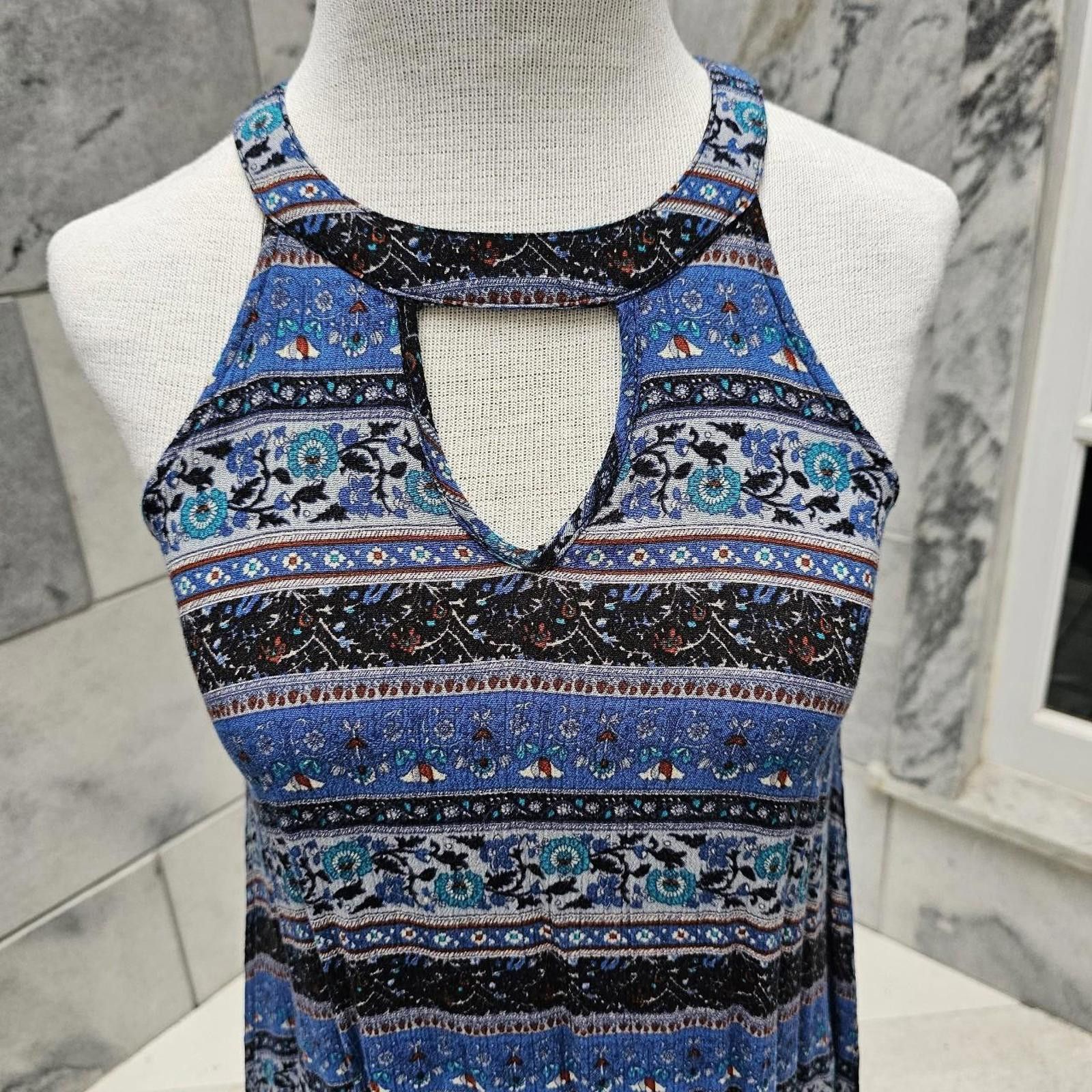 Designer Altar'd State Women's Blue and Multicolored Boho Dress Size S / US 4 / IT 40 - 3 Thumbnail