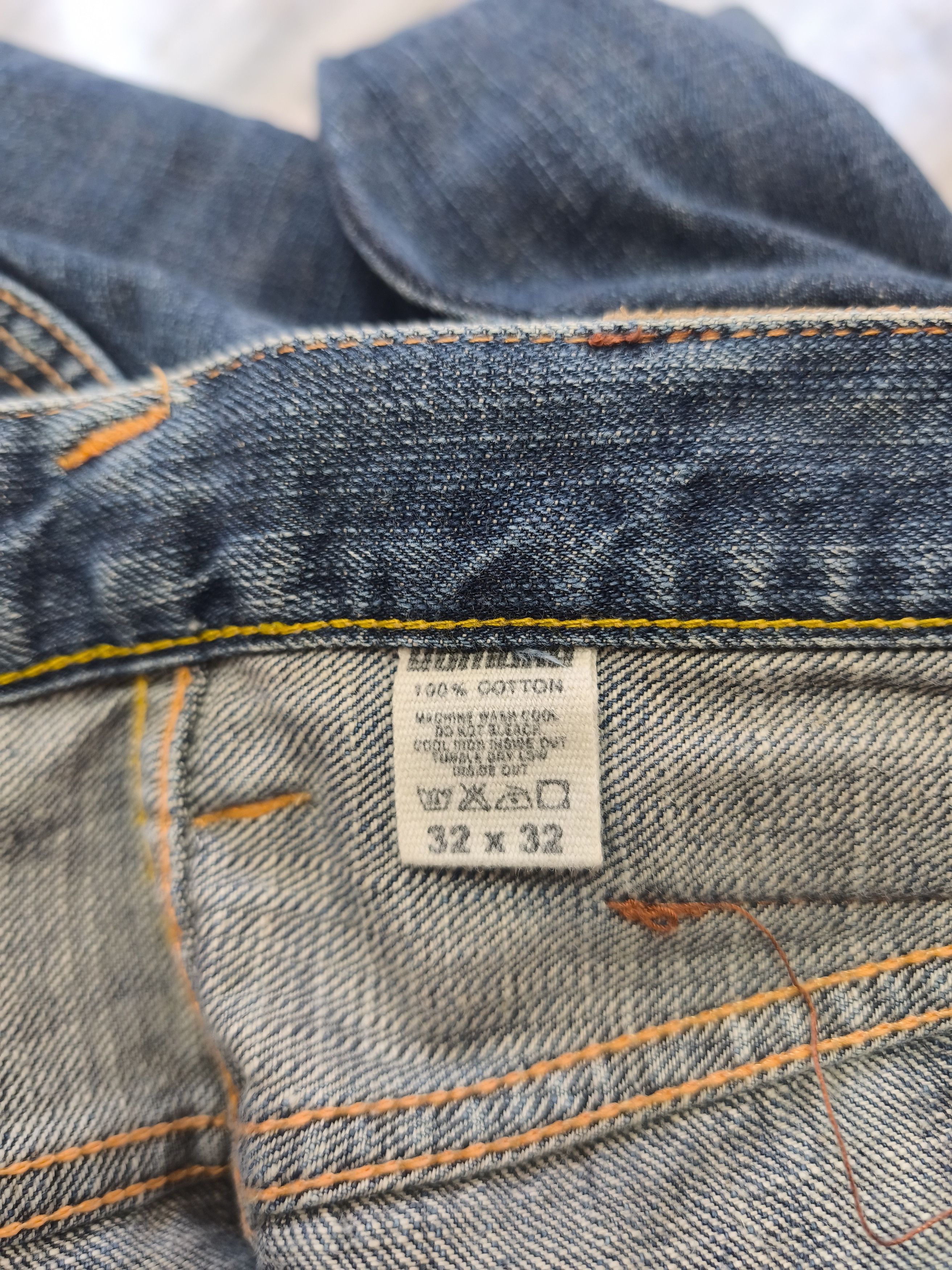 Evisu Yamane Crest Flower Print - Selvedge Denim Pants Size US 32 / EU 48 - 9 Thumbnail