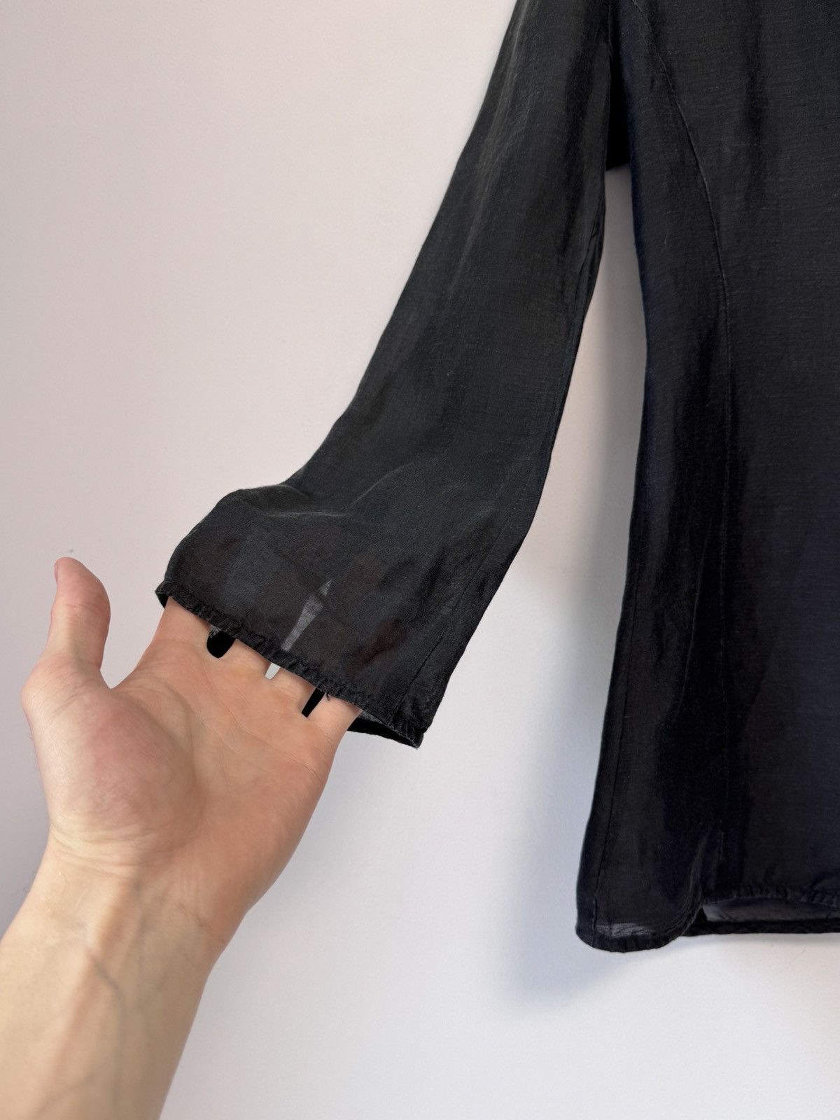 Emporio Armani Emporio Armani Vintage Blazer Jacket 90’s black Size L / US 10 / IT 46 - 5 Thumbnail