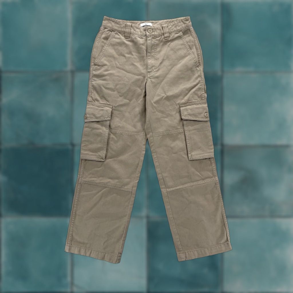 TNA Aritzia Tna Cargo Pants Womens 2 Beige Cotton Twill Straight Leg Utility Colonel Size 26" / US 2 / IT 38 - 1 Thumbnail