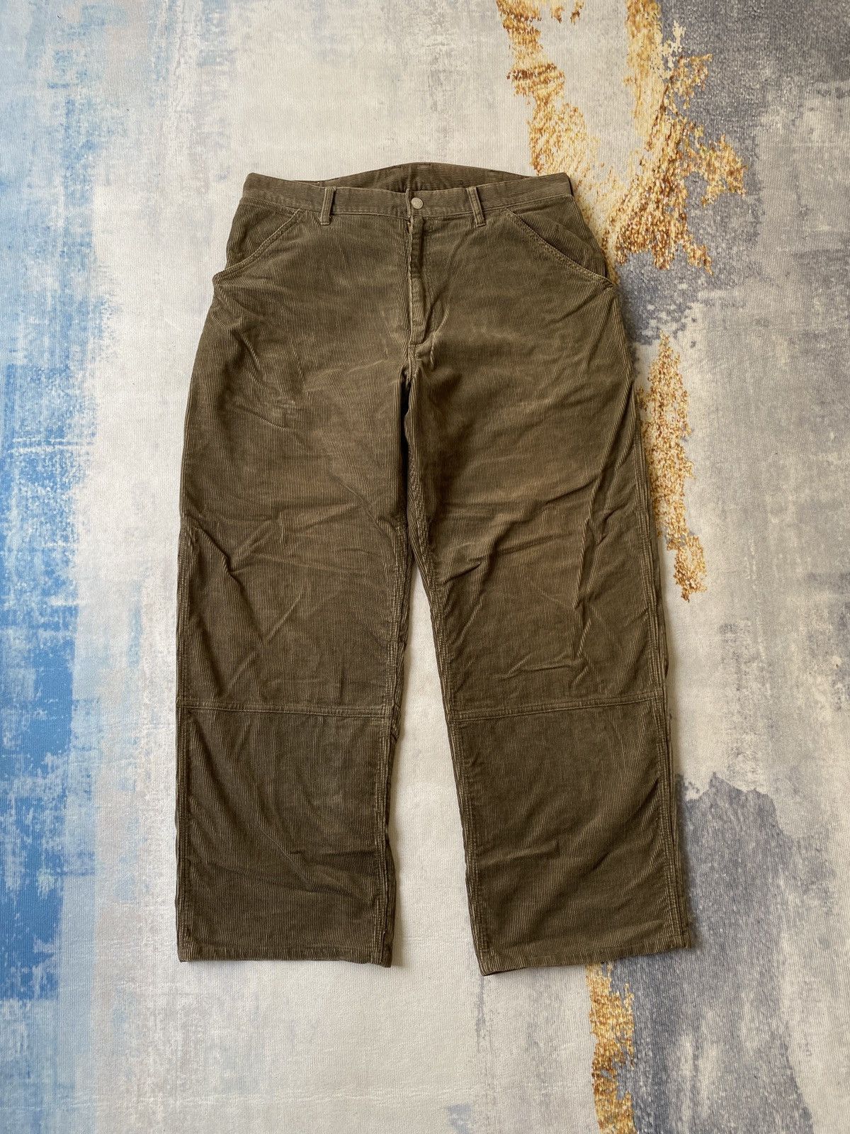 Japanese Brand MackDaddy Japan Streetwear Baggy Carpenter Corduroy Pant Size US 34 / EU 50 - 3 Thumbnail
