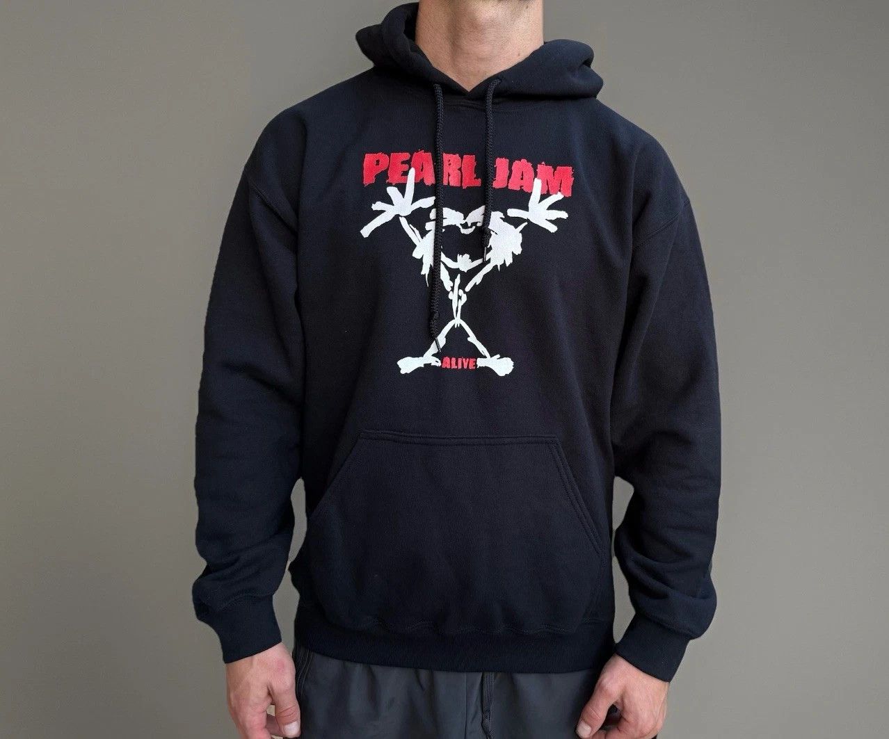 Fruit Of The Loom Vintage Pearl Jam Alive Hoodie Gildan Pulover Sweatshirt Size US M / EU 48-50 / 2 - 5 Thumbnail