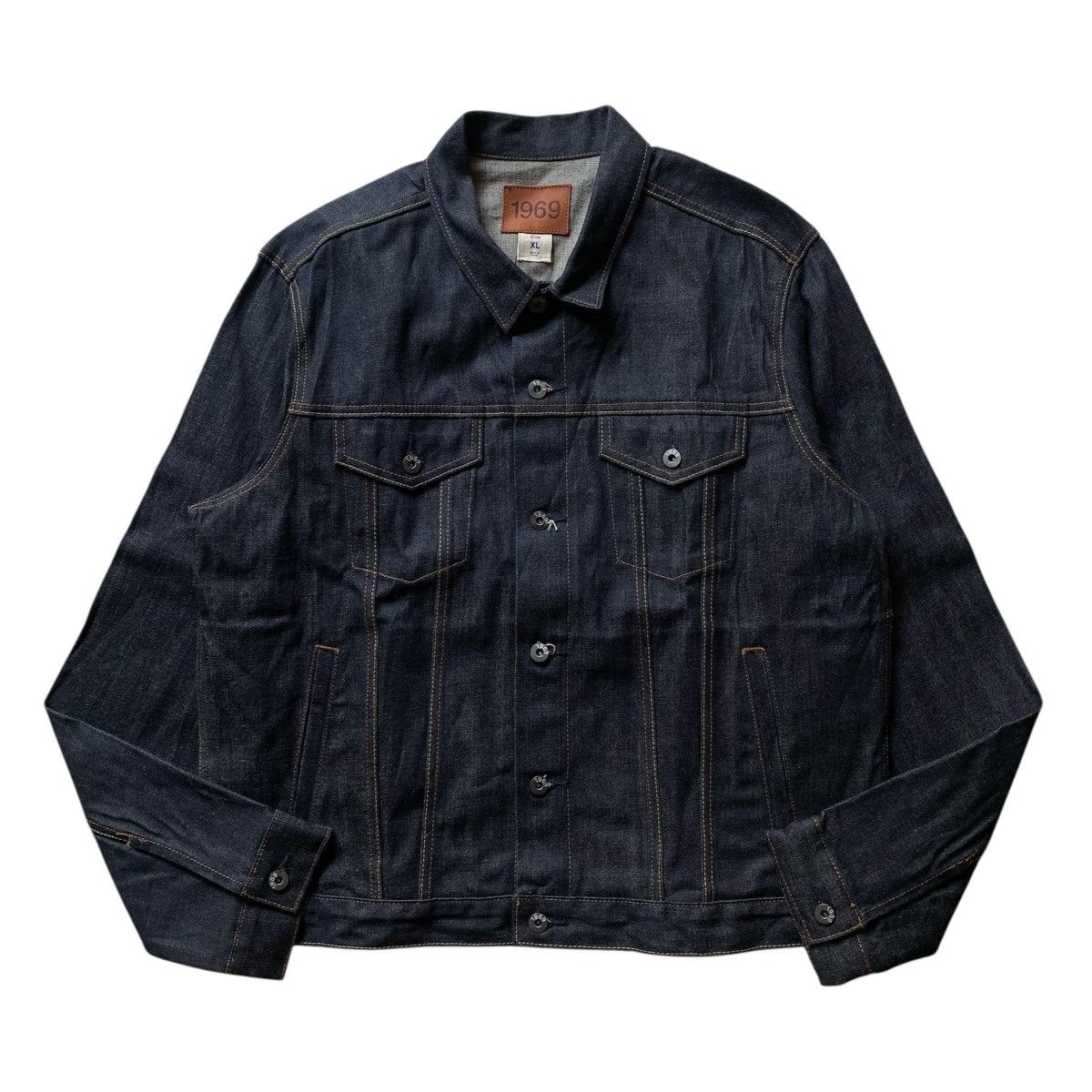 Gap Gap Fall 19 Raw Indigo Selvedge Denim Jacket Size US XL / EU 56 / 4 - 1 Thumbnail