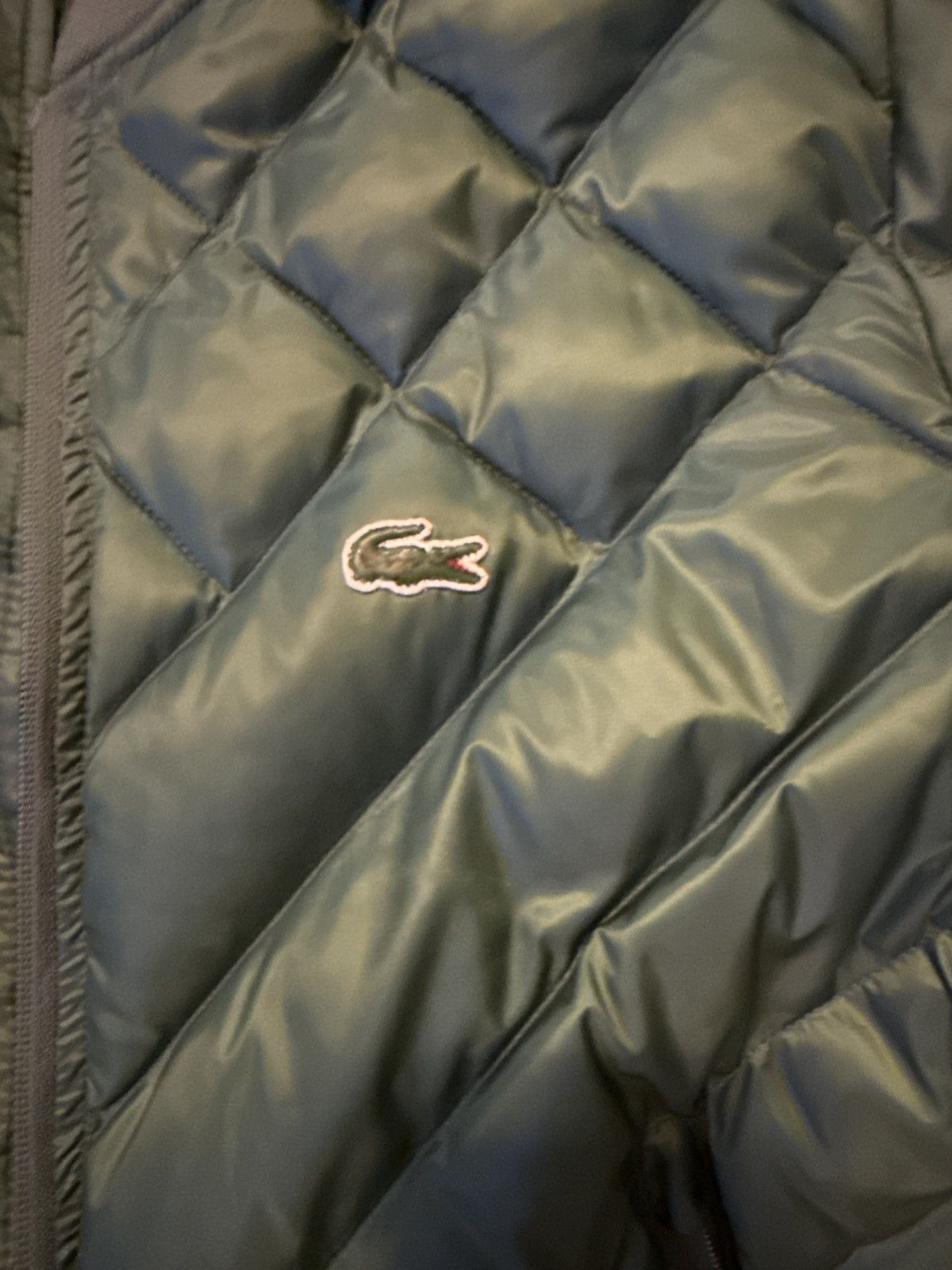 Lacoste Green Lacoste Quilted Bomber Size US L / EU 52-54 / 3 - 4 Thumbnail