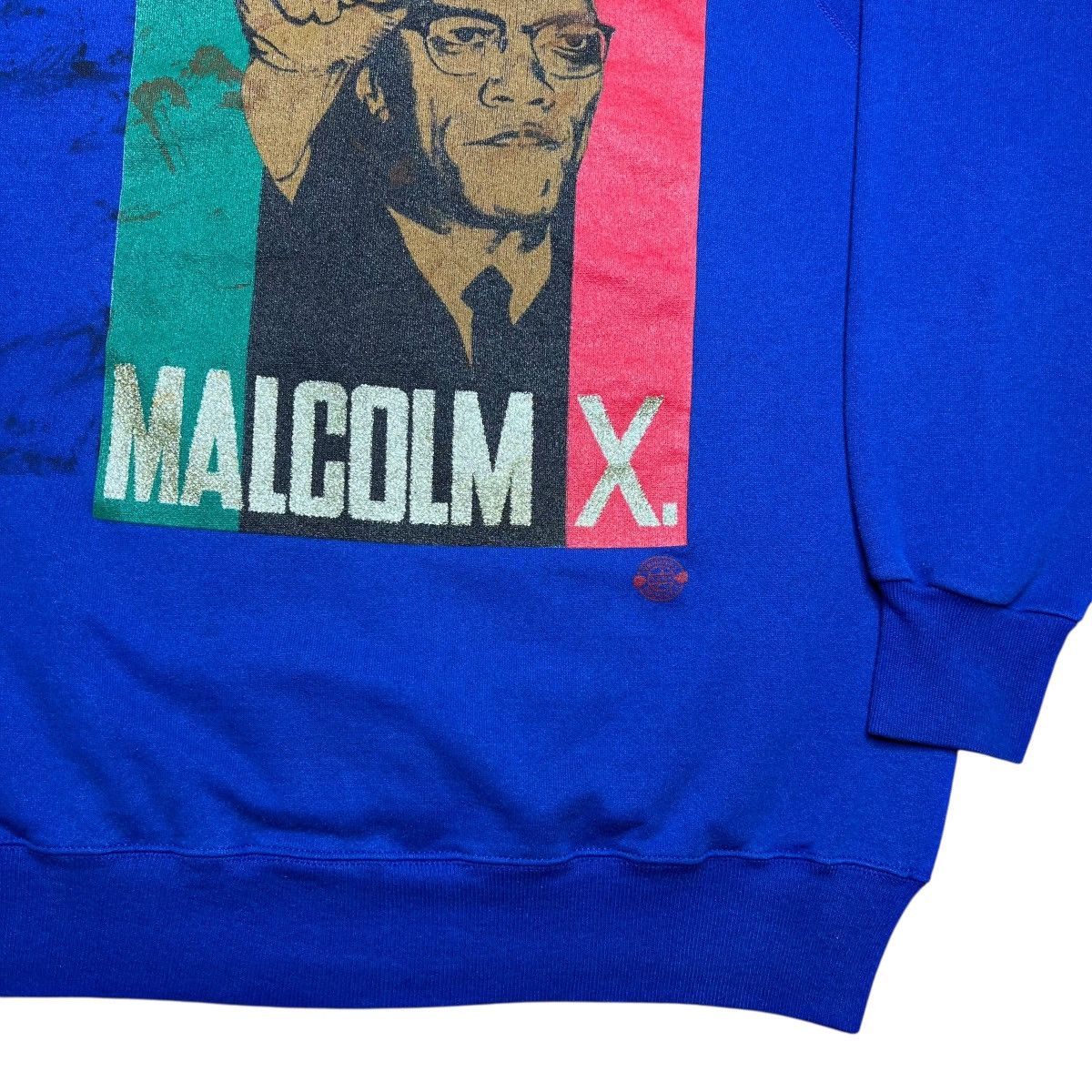Rap Tees Malcolm X By Any Means Necessary Black Activist Sweatshirt Size US XXL / EU 58 / 5 - 17 Thumbnail
