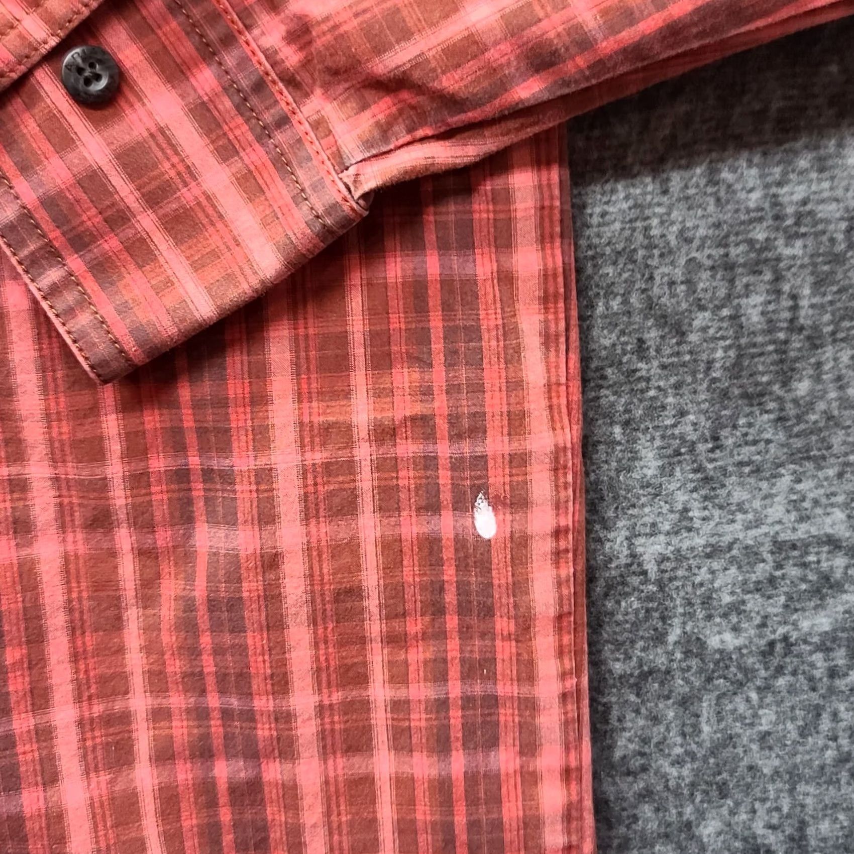 Ariat Ariat Pro Series Shirt Mens S Red Long Sleeve Button Down Collared Cowboy Western Plaid Size US S / EU 44-46 / 1 - 2 Thumbnail