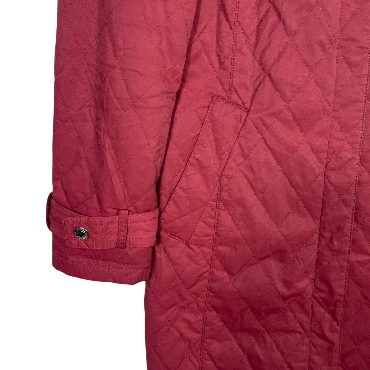Coach Coach Quilted Jacket Red Belted Coat Women Signature Lining Size S / US 4 / IT 40 - 6 Thumbnail