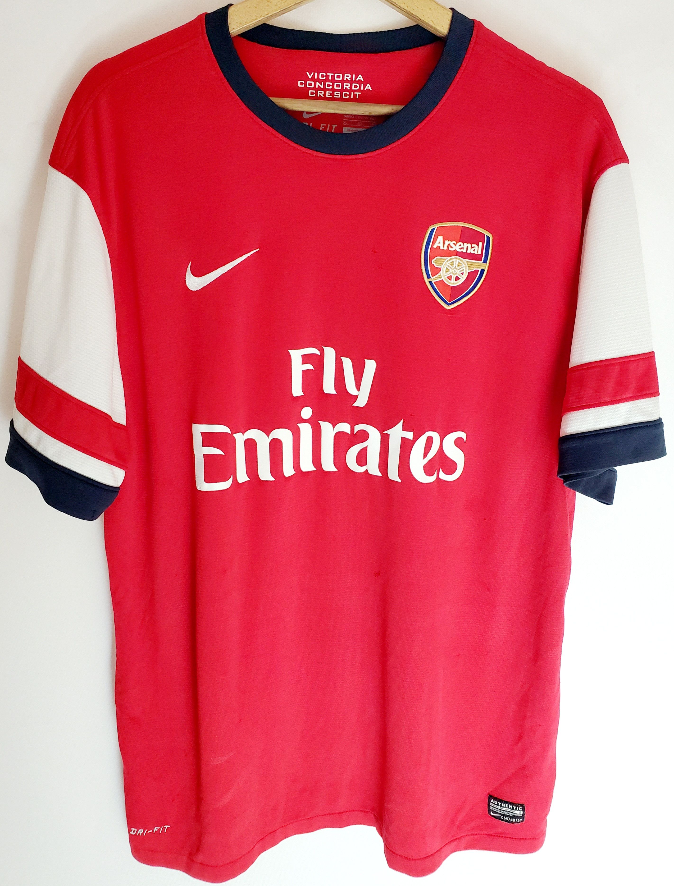 Nike × Vintage ARSENAL 2012 2013 2014 HOME FOOTBALL SOCCER JERSEY NIKE Xl Size US XL / EU 56 / 4 - 1 Thumbnail