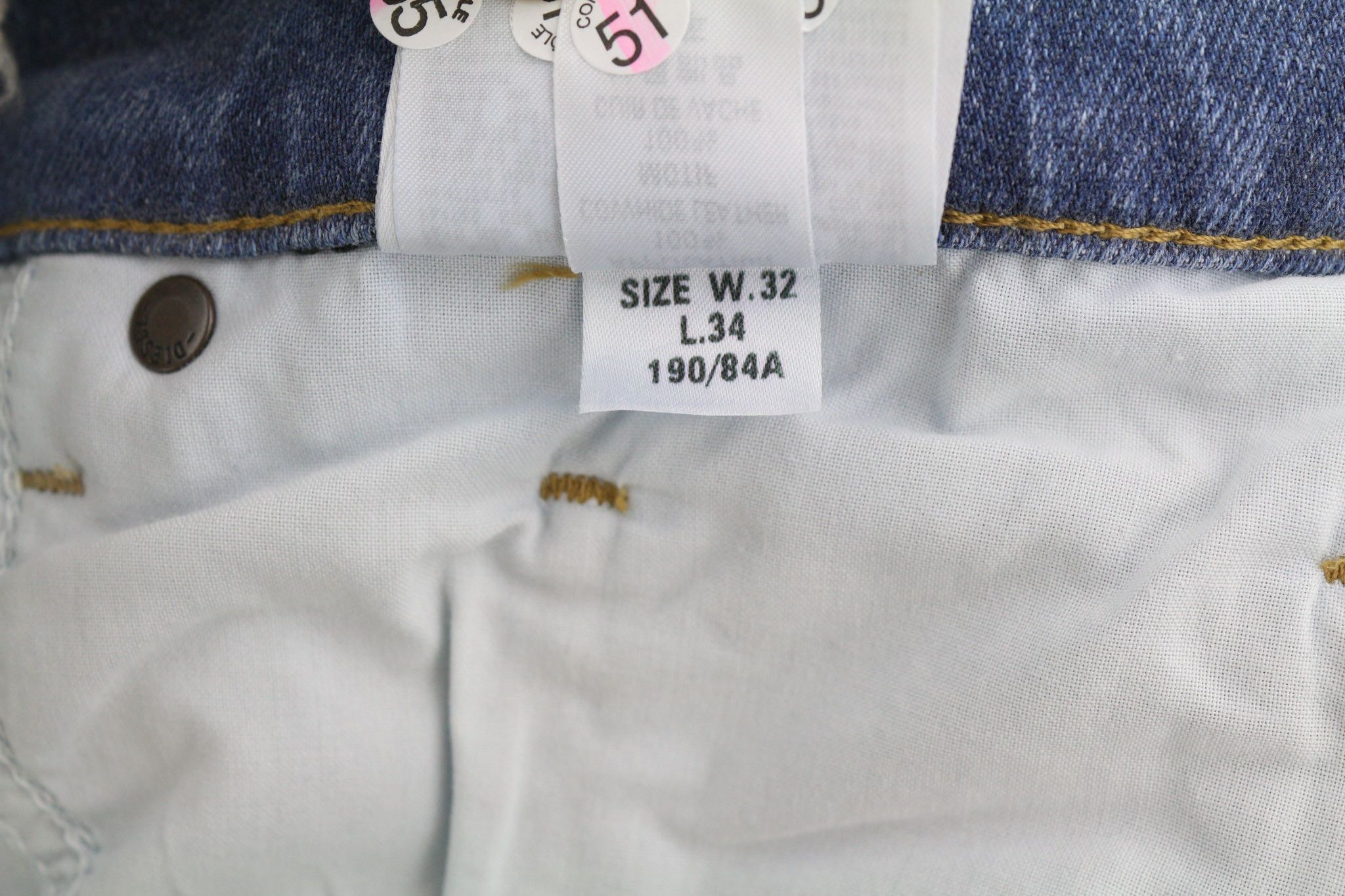 Diesel D-MIHTRY 009NF W32/L34 Straight Stretch Jeans 40182 Size US 32 / EU 48 - 12 Thumbnail