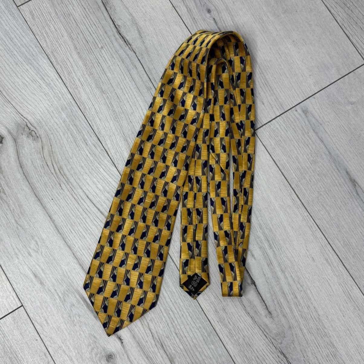 Lanvin Lanvin Paris Silk Tie Gold Made In France Size ONE SIZE - 1 Thumbnail