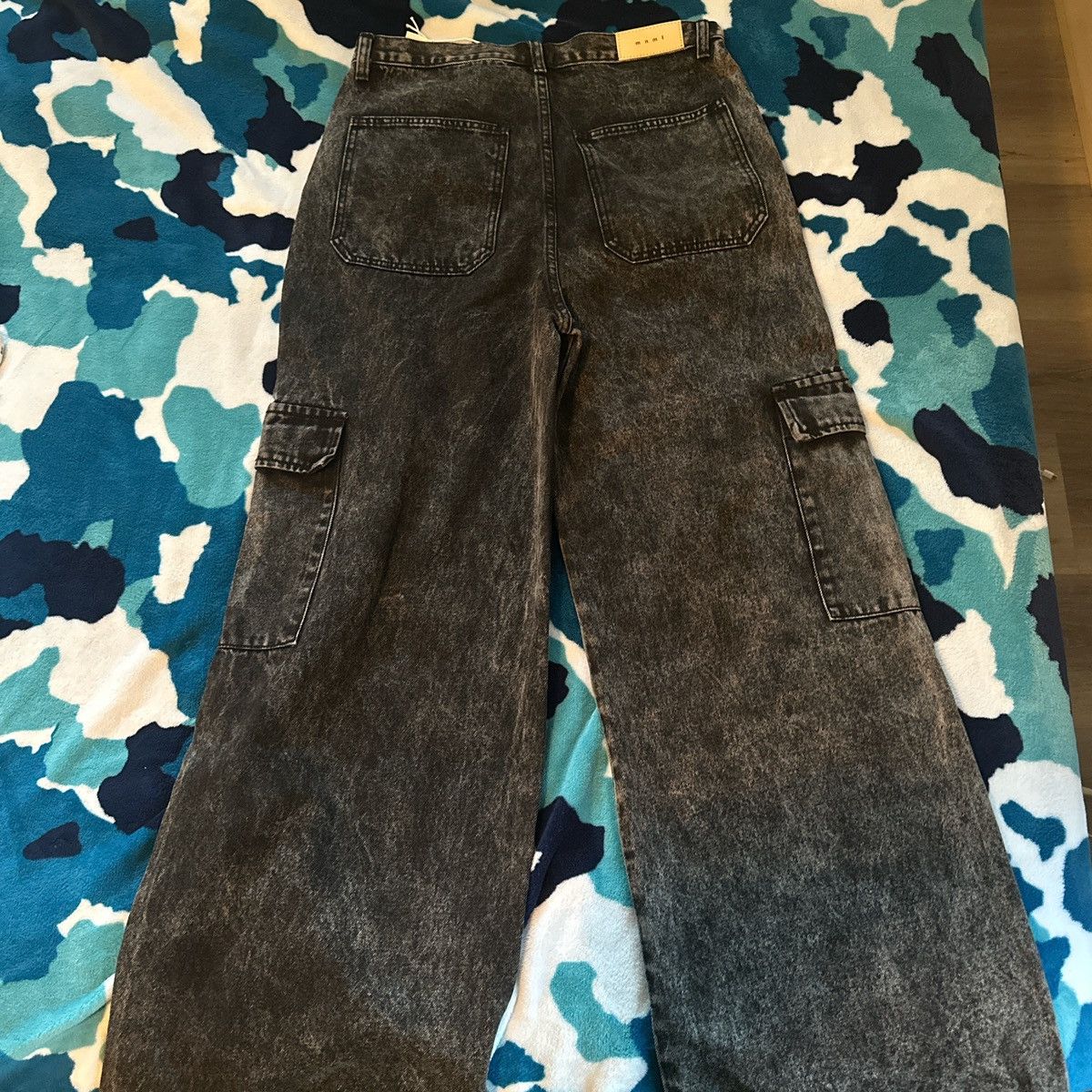 MNML Black Denim Baggy Jeans Size US 32 / EU 48 - 2 Thumbnail