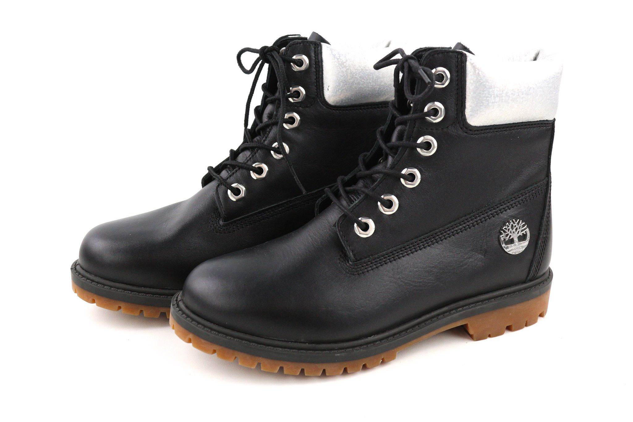 Timberland A2M8G UK3.5 Black Leather Waterproof 80972 Size US 4 / IT 34 - 2 Thumbnail