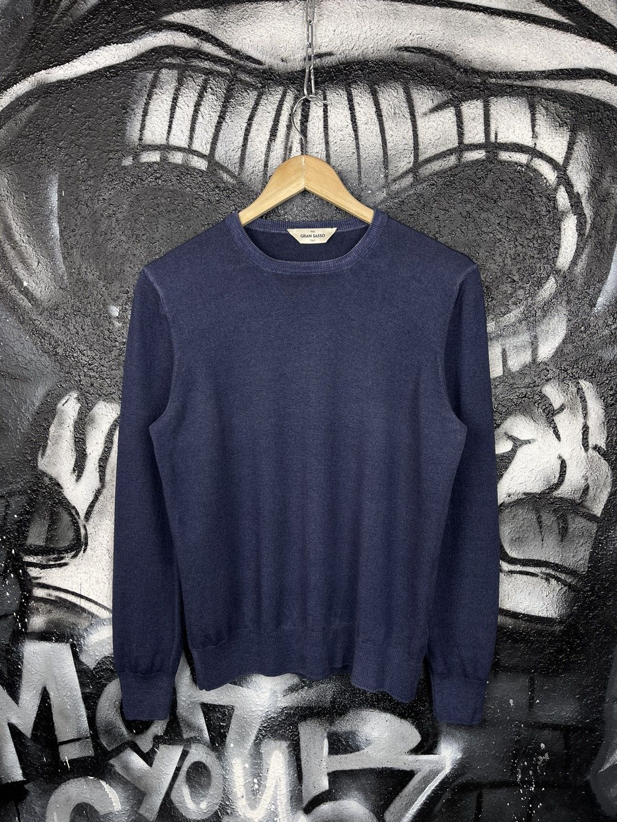 Gran Sasso Gran Sasso Wool Crew Neck Pullover Sweater Men’s Size 50 Size US S / EU 44-46 / 1 - 2 Thumbnail