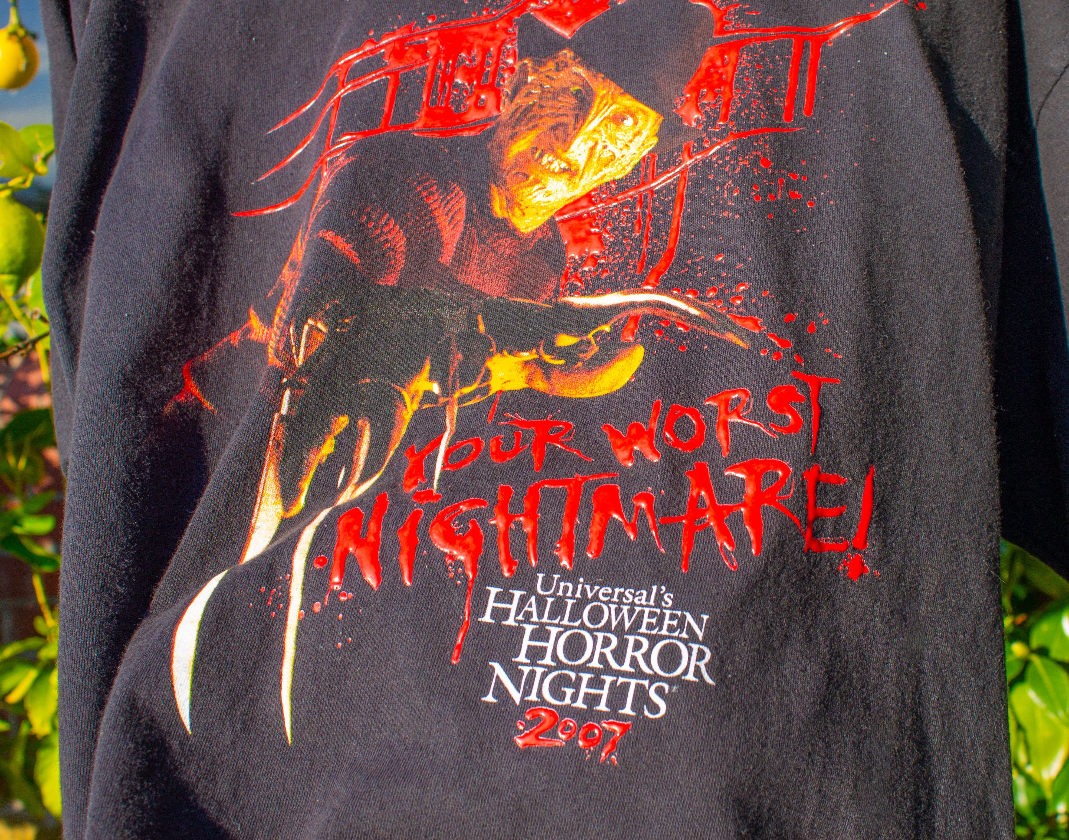 Universal Studios Freddy krueger, Universals HALLOWEEN Horror 2007 T-Shirt Size US XL / EU 56 / 4 - 5 Thumbnail