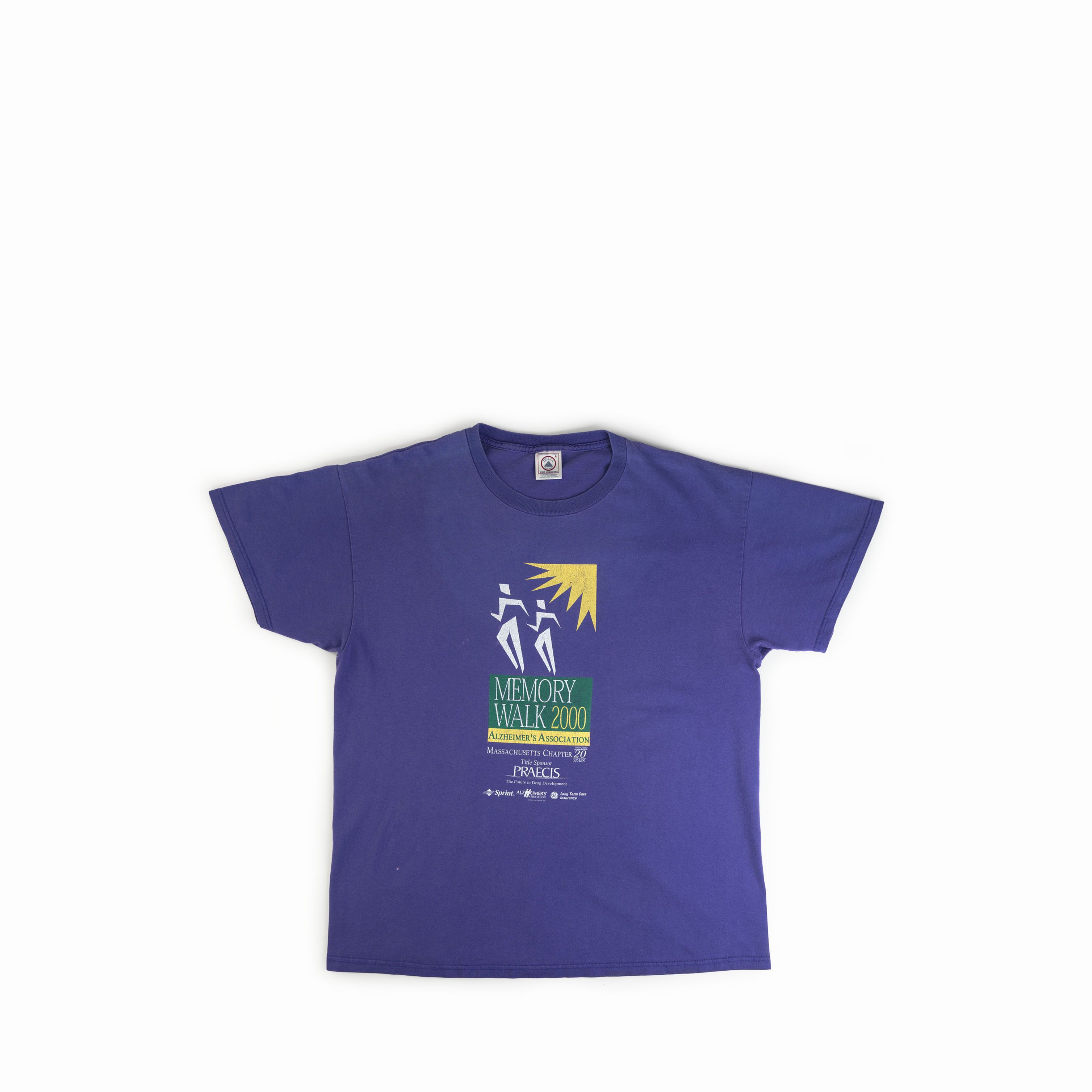 Delta Vintage 2000 Memory Walk Tee Shirt Size US L / EU 52-54 / 3 - 1 Thumbnail