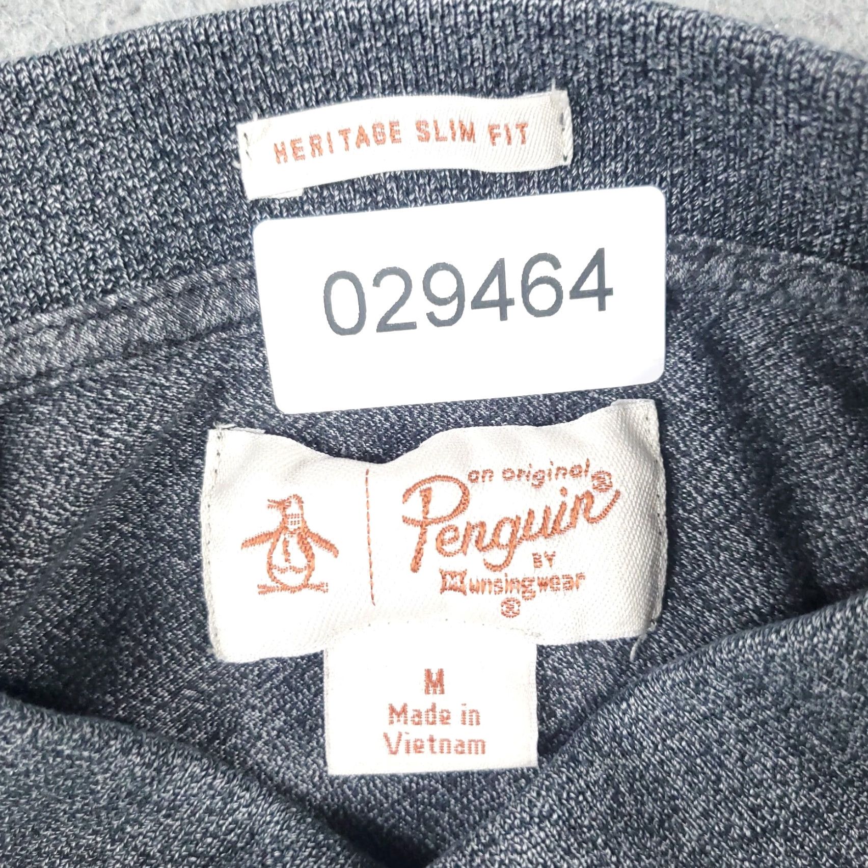 Original Penguin Original Penguin Polo Shirt Mens Medium Gray Casual Short Sleeve Activewear Size US M / EU 48-50 / 2 - 7 Thumbnail