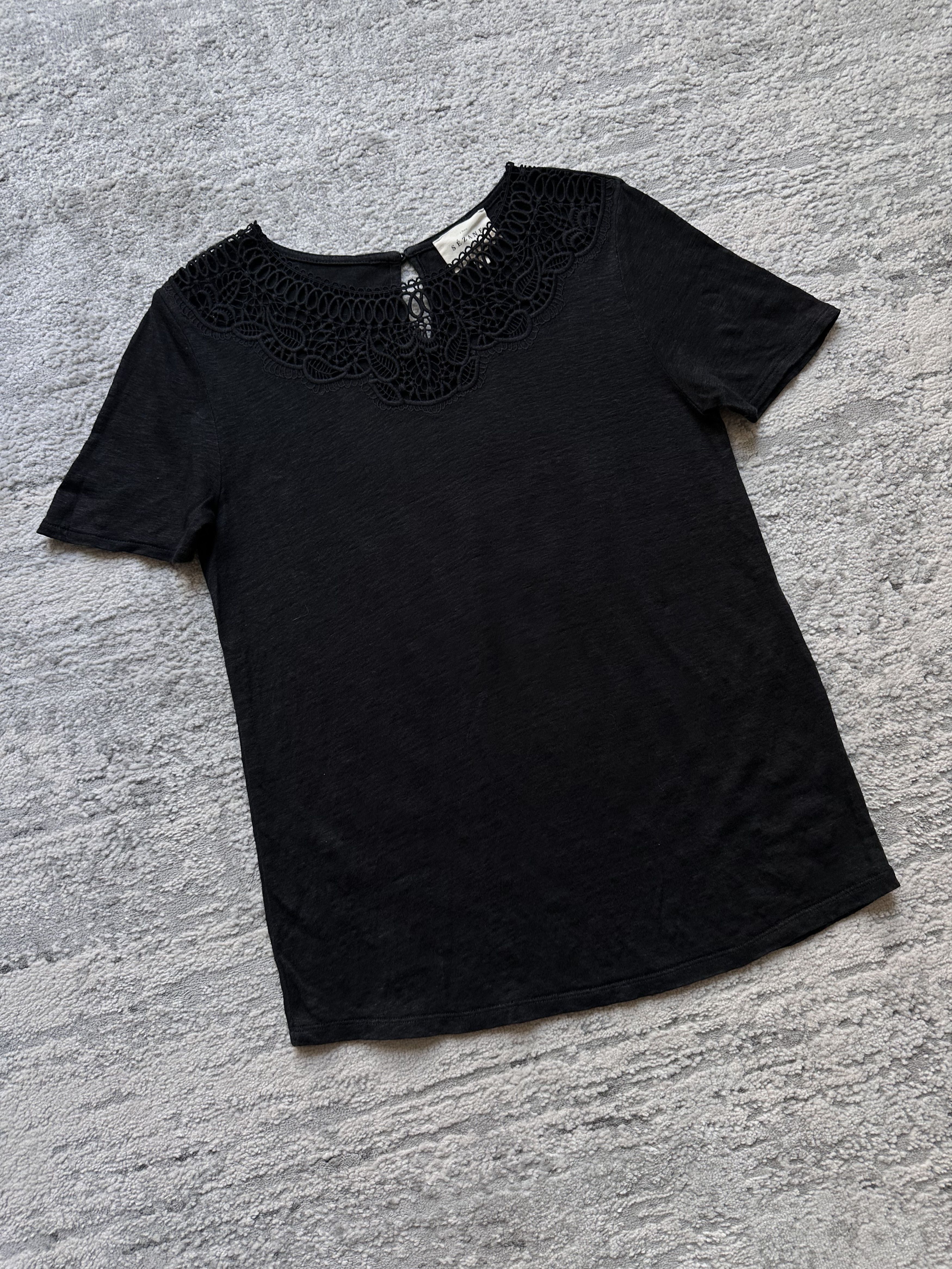 Sezane Sezane linen t shirt Size XS / US 0-2 / IT 36-38 - 2 Thumbnail