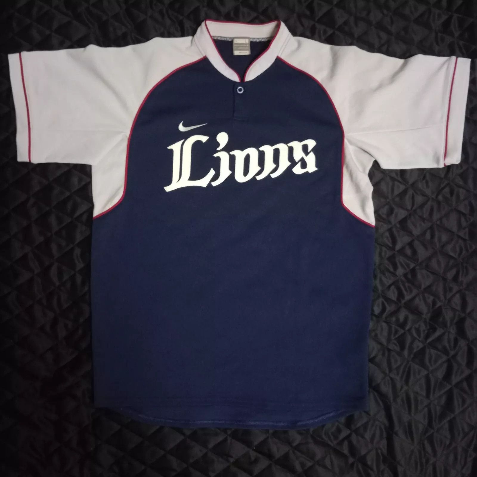 SEIBU Lions ユニフォーム ISHIGE 7 2002-2007 Seibu Lions Remake Replica Jersey Away | Japan