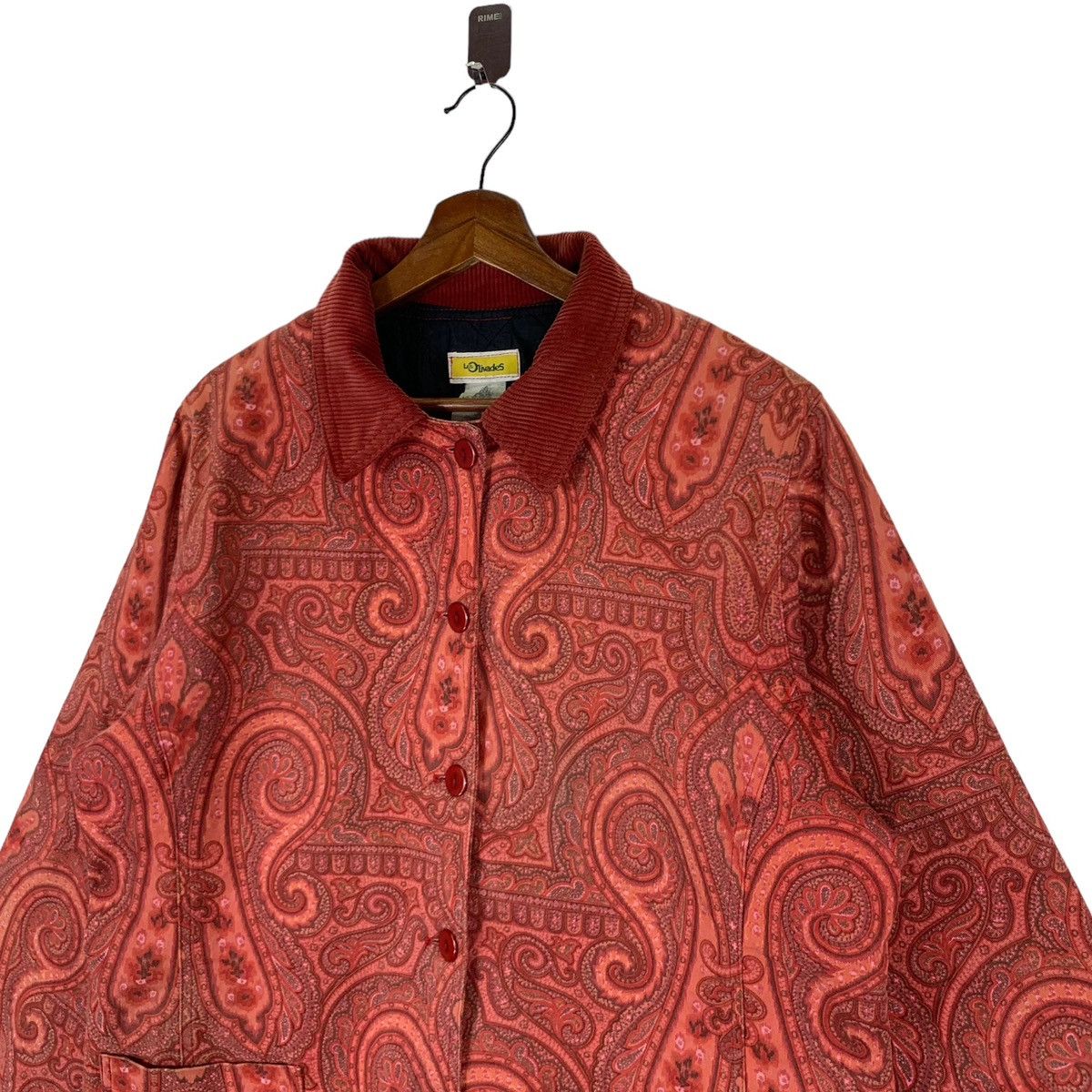 Designer VINTAGE LES OLIVADES MADRID ART BUTTON JACKET Size US M / EU 48-50 / 2 - 3 Thumbnail