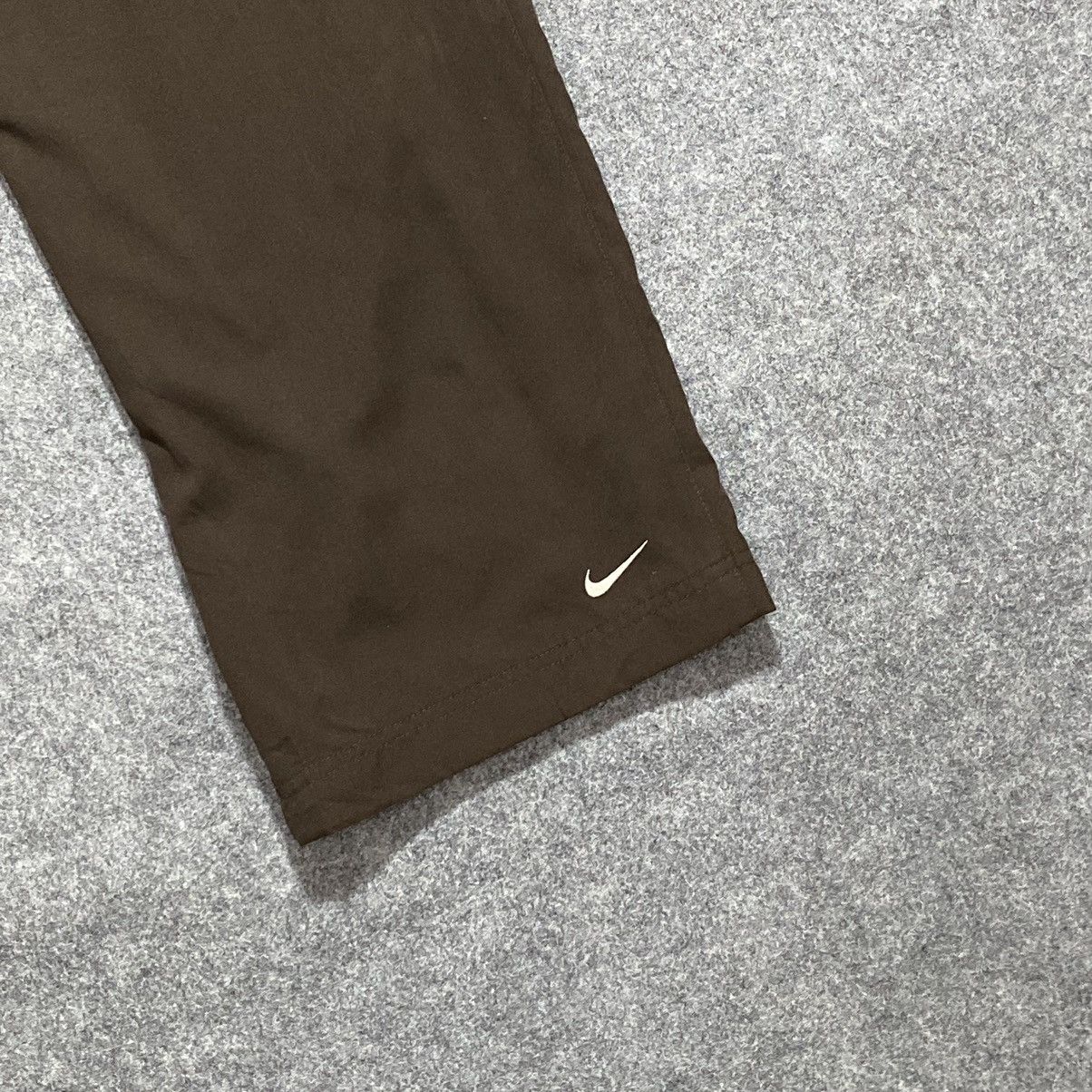 Nike × Vintage 2 item Nike Brown Pants Nylon 00s Swoosh Size US 36 / EU 52 - 2 Thumbnail
