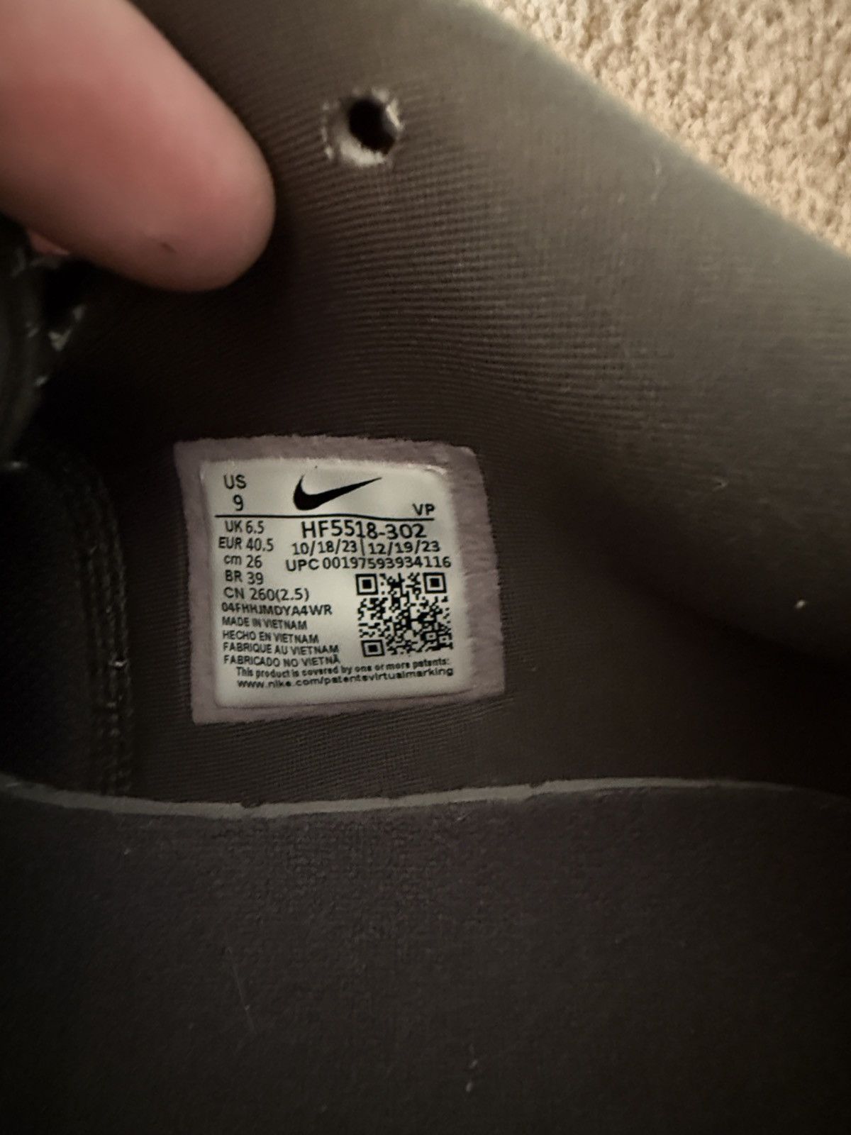 Nike Nike Sabrina 1 Dedication Size US 9 / IT 39 - 6 Thumbnail