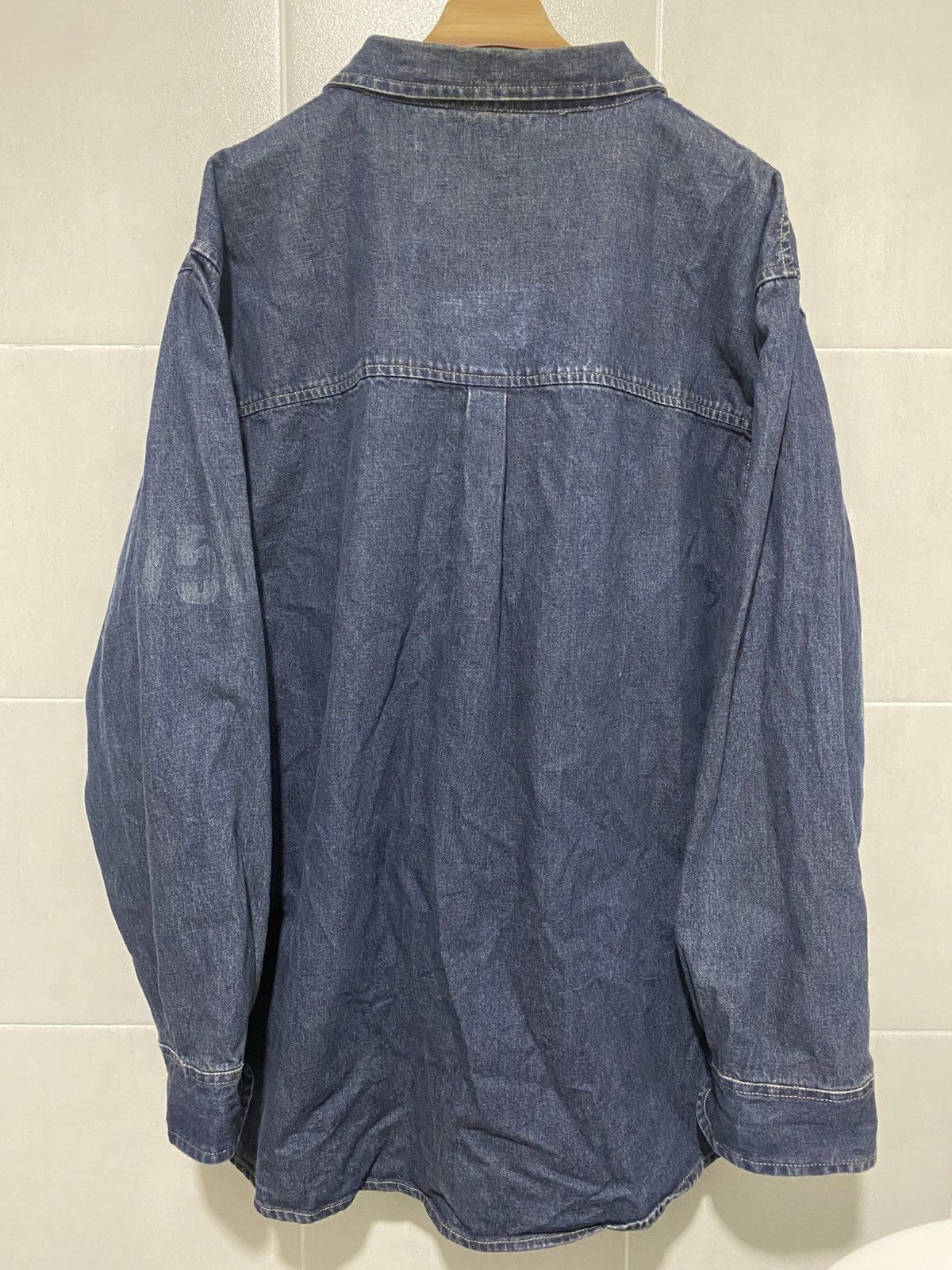 Marithe + Francois Girbaud Vtg Marithe Francois Girbaud oversize denim shirt Size US XXL / EU 58 / 5 - 3 Thumbnail