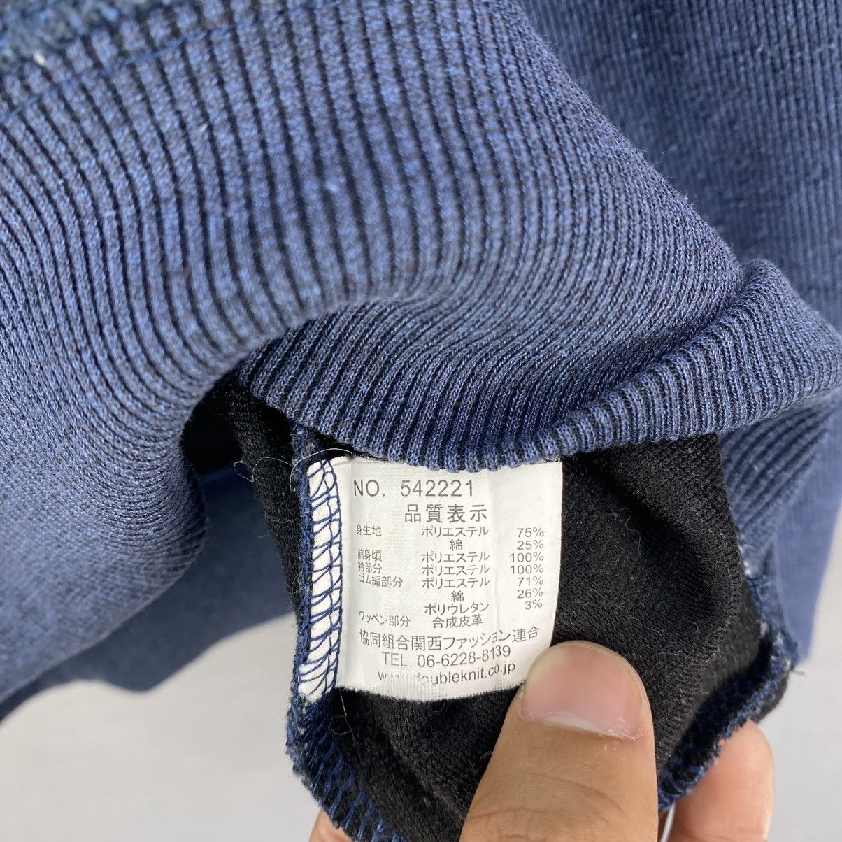 Japanese Brand Vintage Dandyl Striped Half-Zip Knit Sweater Pullover Size US M / EU 48-50 / 2 - 13 Thumbnail