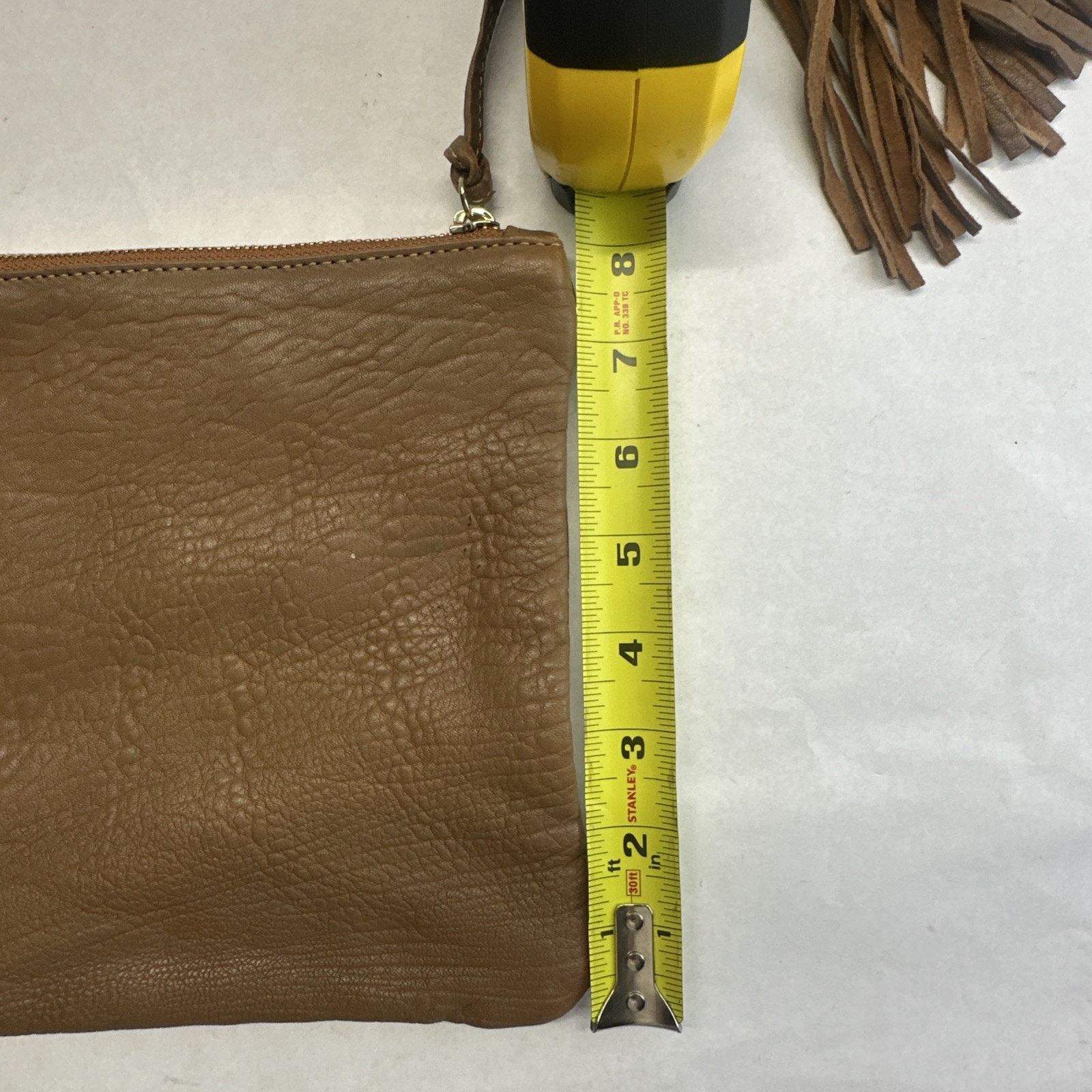 & Other Stories Studio De Thé Van Beige Leather Pouch – Small Purse Size ONE SIZE - 8 Thumbnail