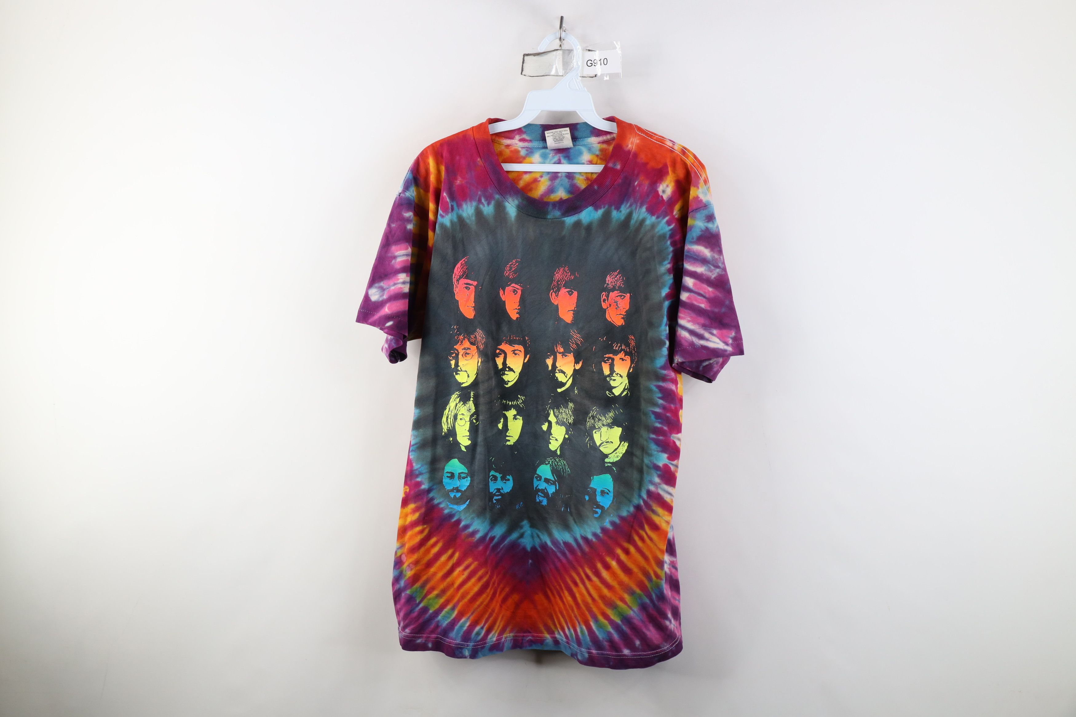Vintage 90s Tie Dye The Beatles Anthology Band T-Shirt USA