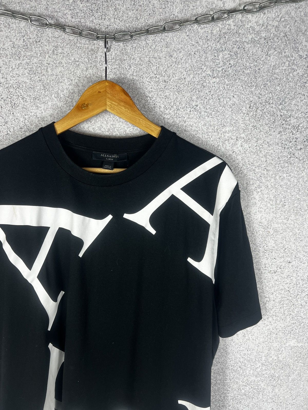 Allsaints Allsaints Big Logo Art Graphic Pattern Tee Size US L / EU 52-54 / 3 - 2 Thumbnail
