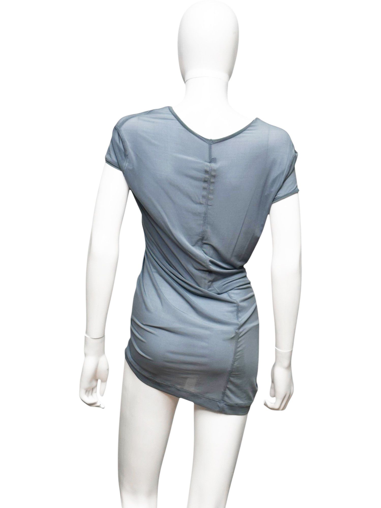 Rick Owens S/S 2022 FOGACHINE Asymmetric Blue Tee Size S / US 4 / IT 40 - 3 Thumbnail