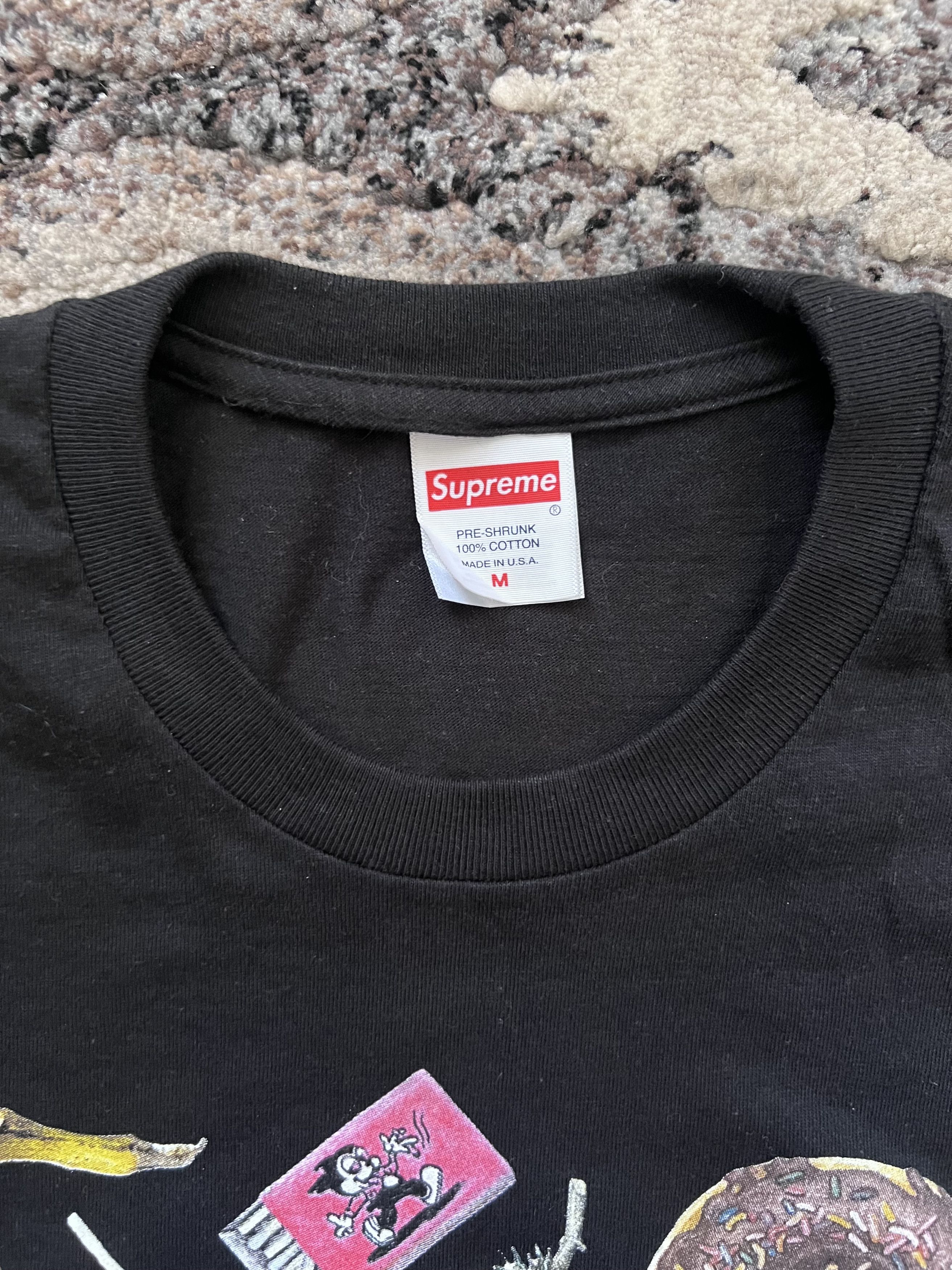 Supreme Supreme "Trash Tee" from SS23 in Black Size US M / EU 48-50 / 2 - 3 Thumbnail