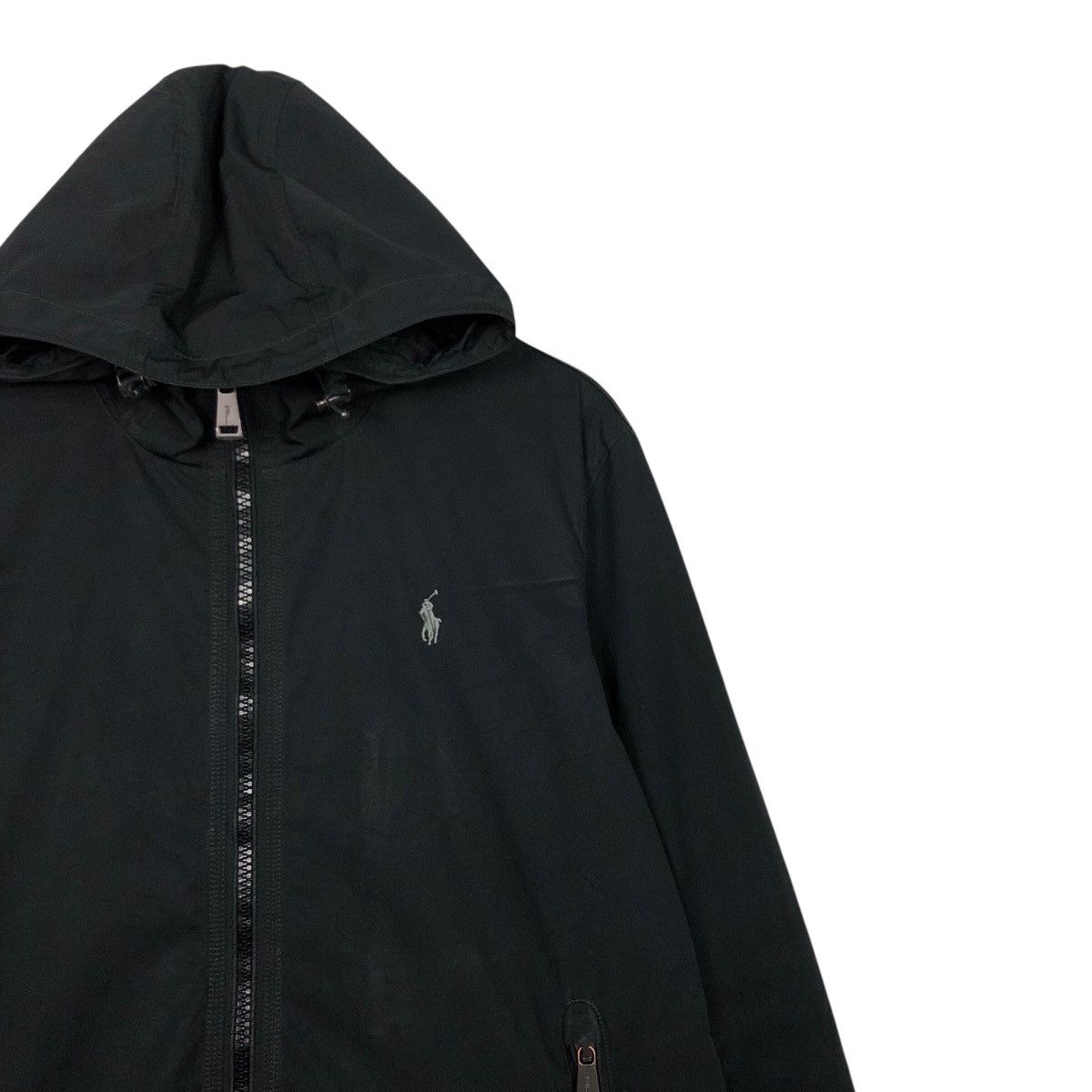 Polo Ralph Lauren 📌Rich Black Vintage Biker Jacket Zipper Polo Ralph Lauren Size US S / EU 44-46 / 1 - 7 Thumbnail