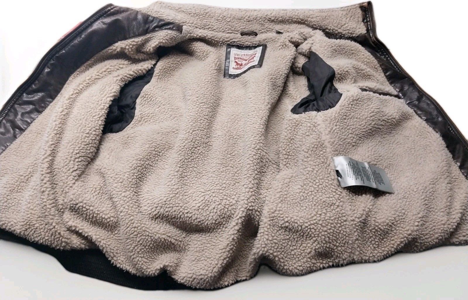 Levi's Vintage Clothing Levi Strauss Brown Sherpa Lined Aviator Bomber Jacket Size US L / EU 52-54 / 3 - 4 Thumbnail