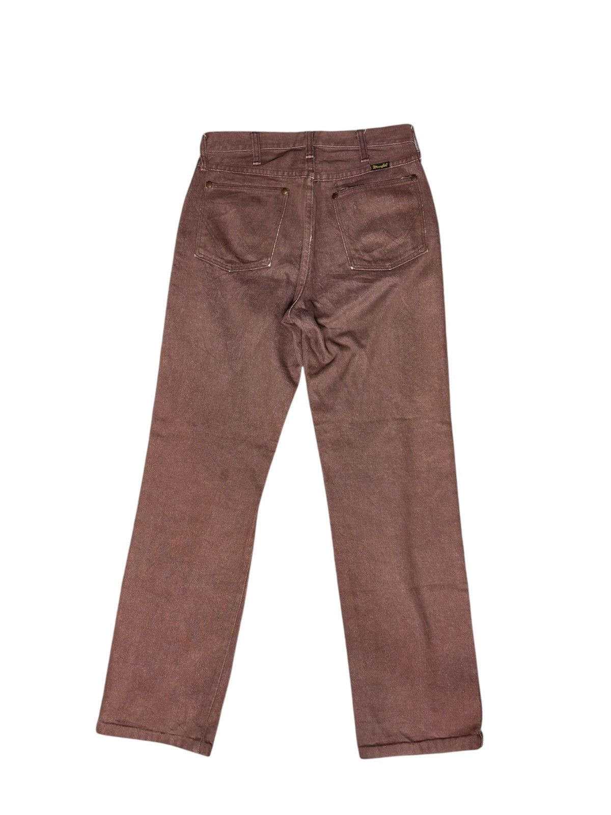 Wrangler vintage Wrangler brown denim pant Size US 30 / EU 46 - 2 Thumbnail