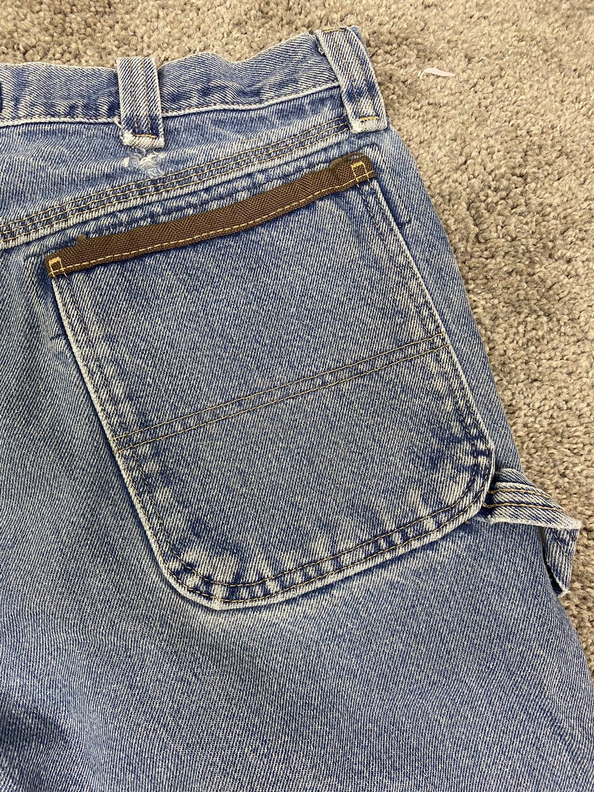 Vintage × Wrangler Y2k wrangler riggs workwear carpenter jorts Size US 35 - 4 Thumbnail